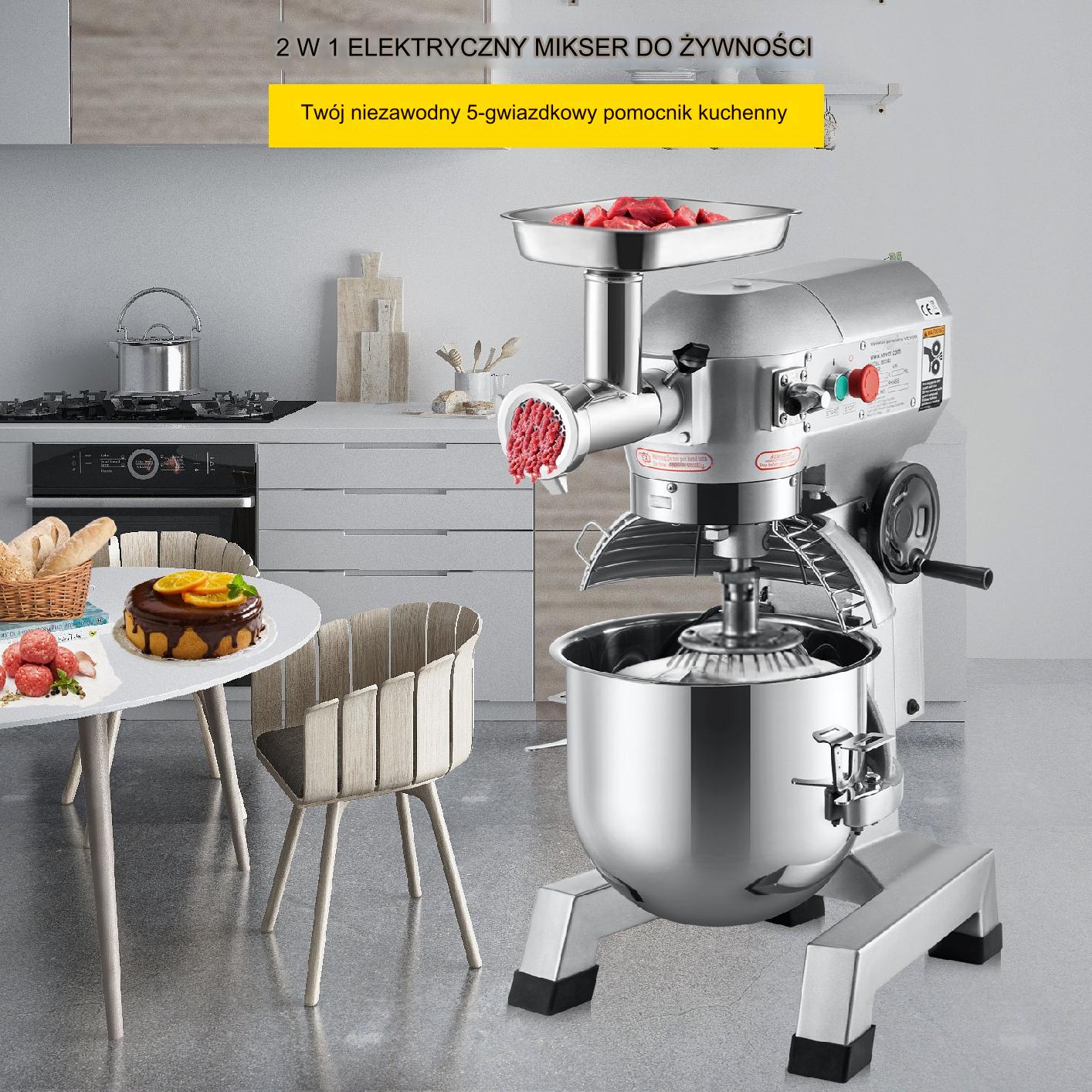 Robot kuchenny przemysłowy gastronomiczny 20 L 1100W - obrazek 7