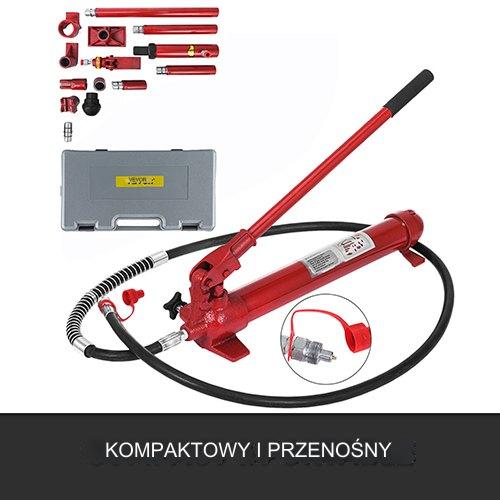 ROZPIERAK HYDRAULICZNY 10 TON BLACHARSKI SIŁOWNIK HAK SCIĄGAJACY ZESTAW - obrazek 5