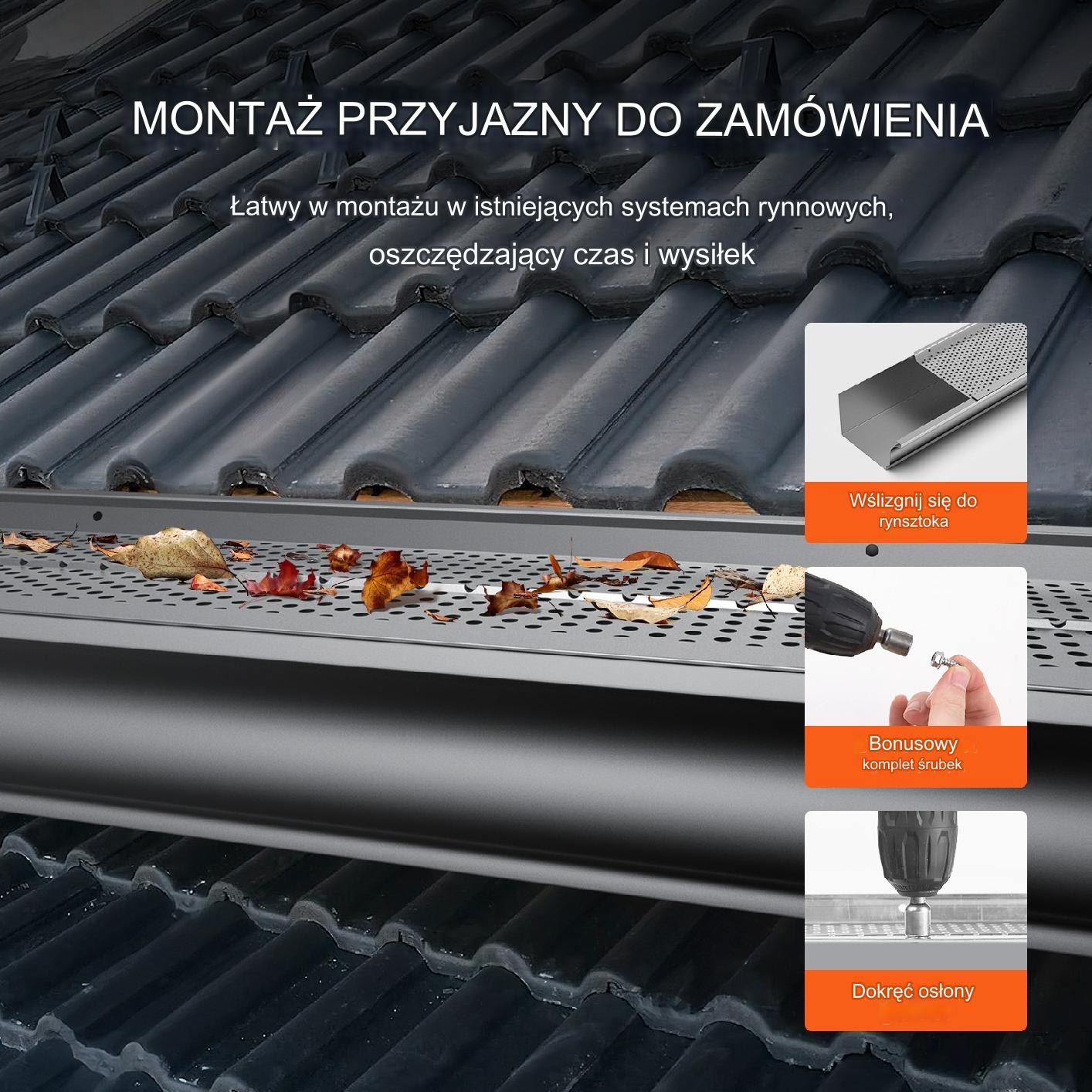 Osłonna Rynny 52 Elementy - obrazek 4
