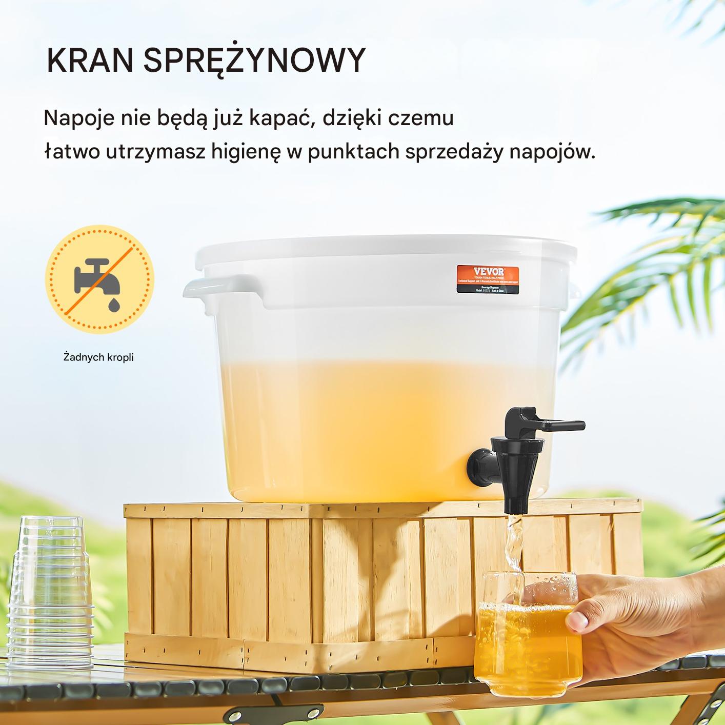 Dystrybutor do napojów – na imprezy i do restauracji 11 L - obrazek 3