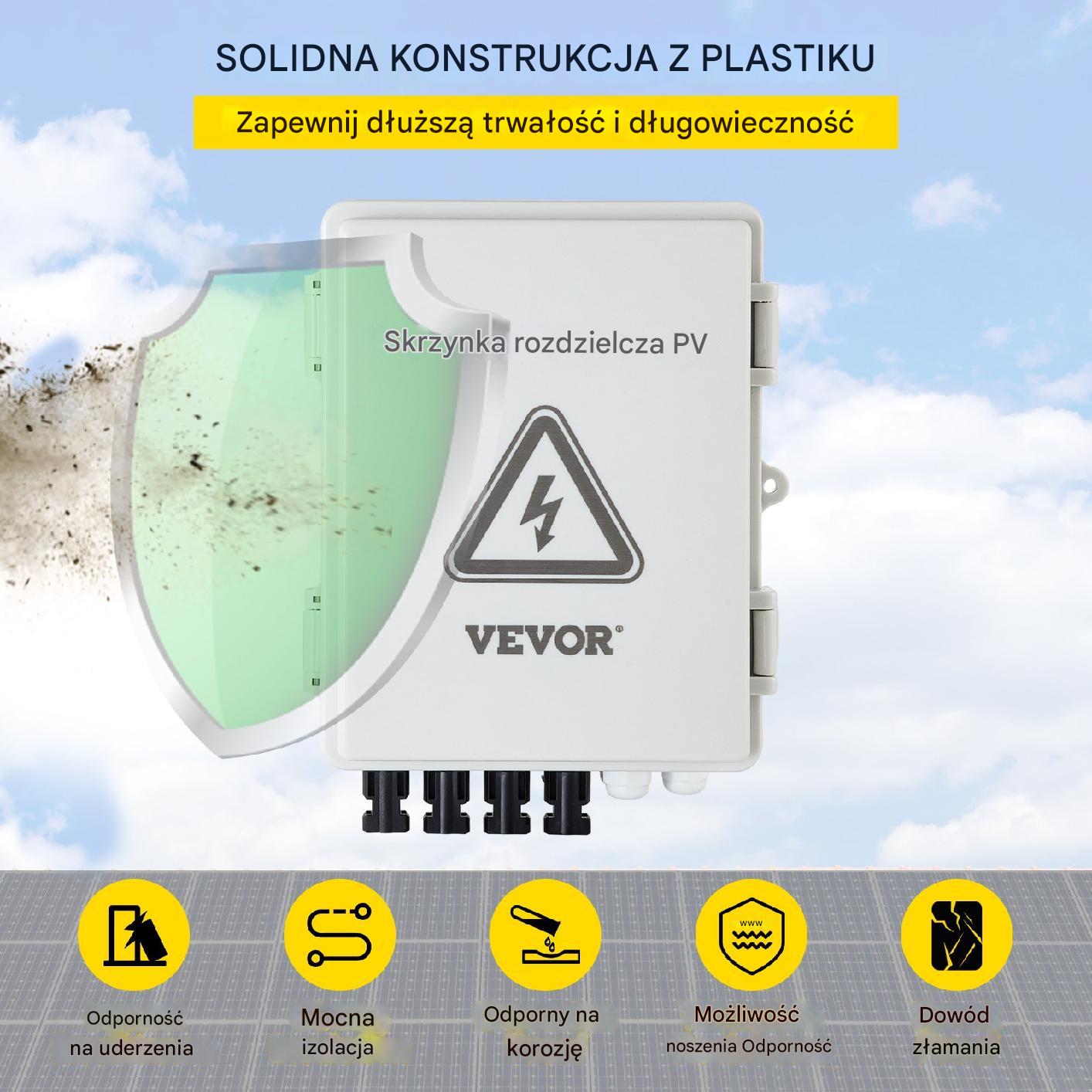 Rozdzielnia skrzynka fotowoltaika obudowa 15 A 500 V 4 obwody - obrazek 7