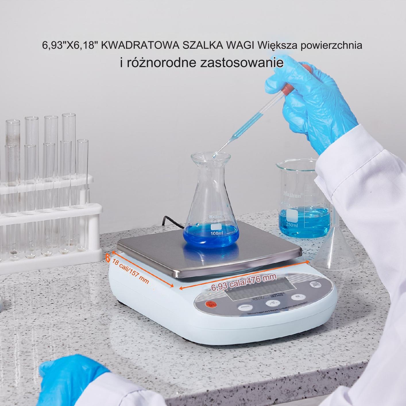 Laboratoryjna waga analityczna 2000g/0,1g - obrazek 3