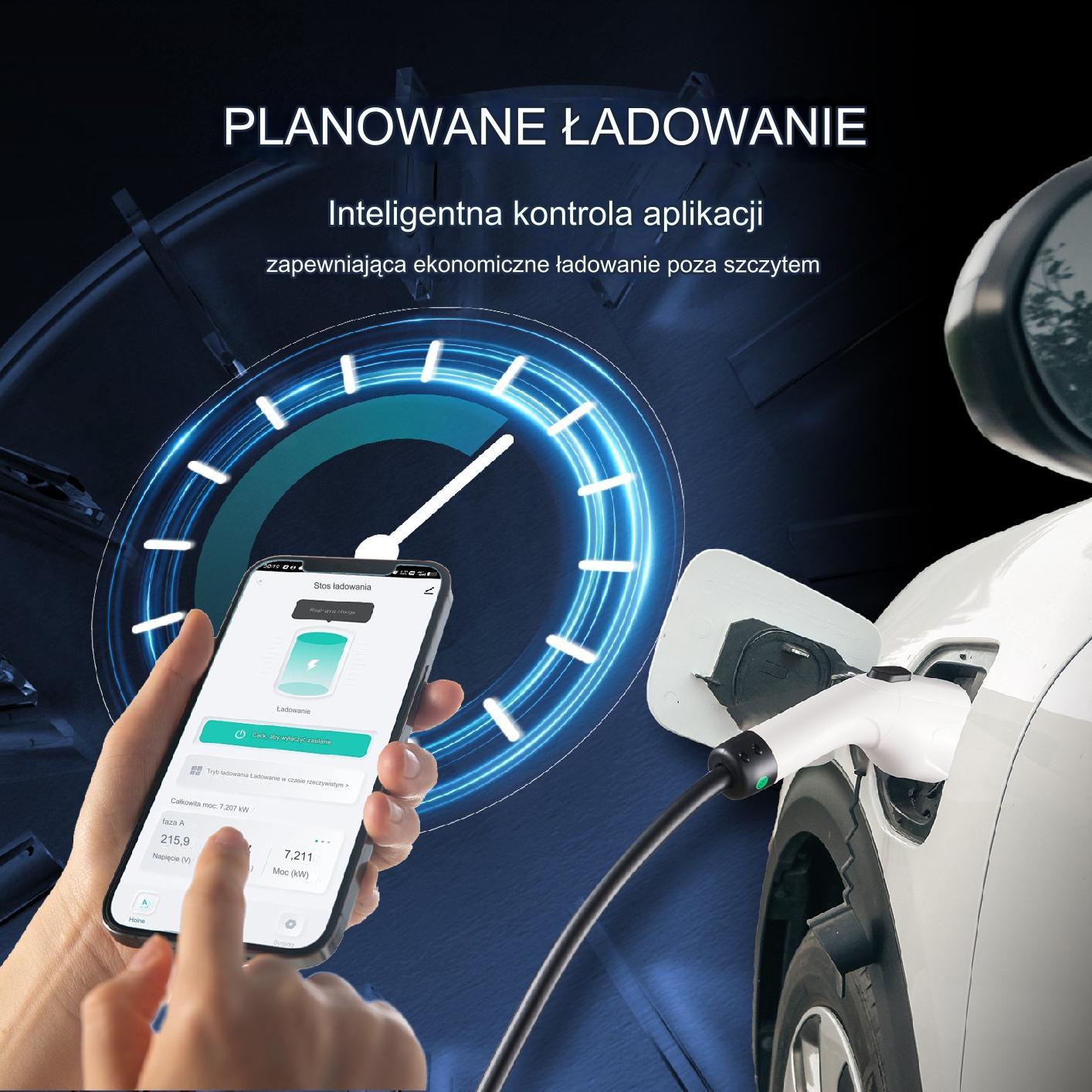 Ładowarka do samochodów elektrycznych 11 kW Typ 2 7,5 M 16A - obrazek 5