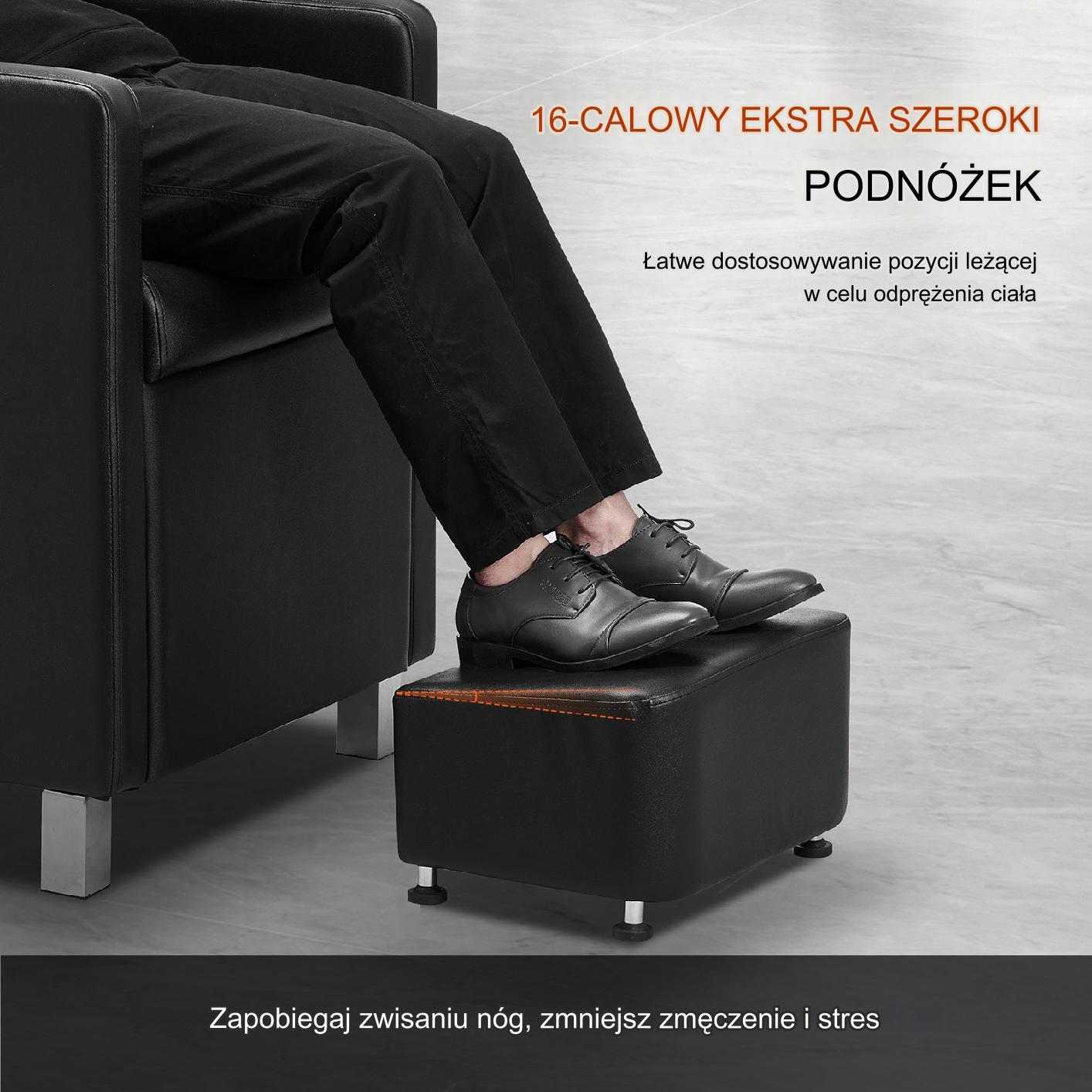 Fotel do mycia włosów stacja fryzjerska – z szerokim podnóżkiem - obrazek 3