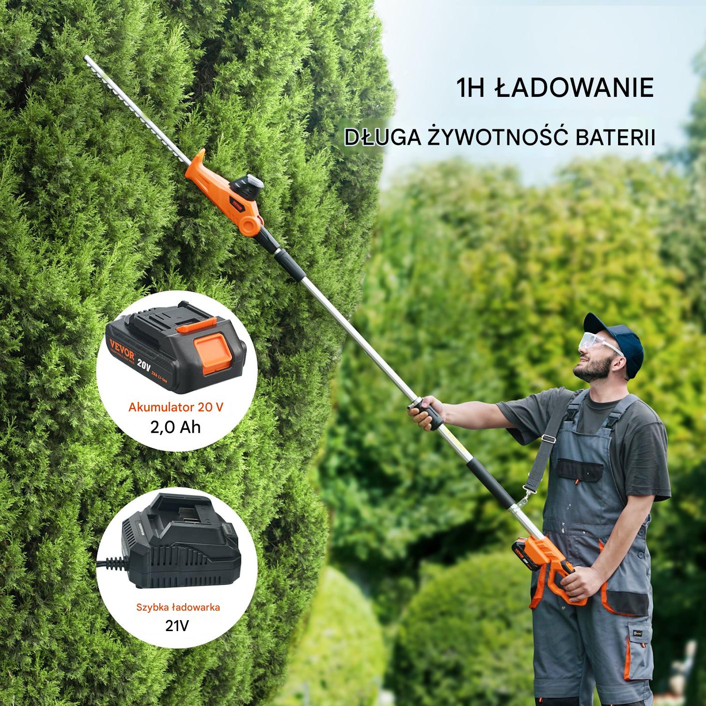 Teleskopowe Nożyce do Żywopłotu - obrazek 5