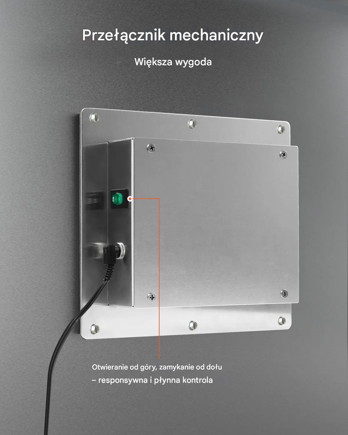 Oczyszczacz powietrza HVAC 24W kanałowy PCO filtr węglowy do klimatyzacji - obrazek 5