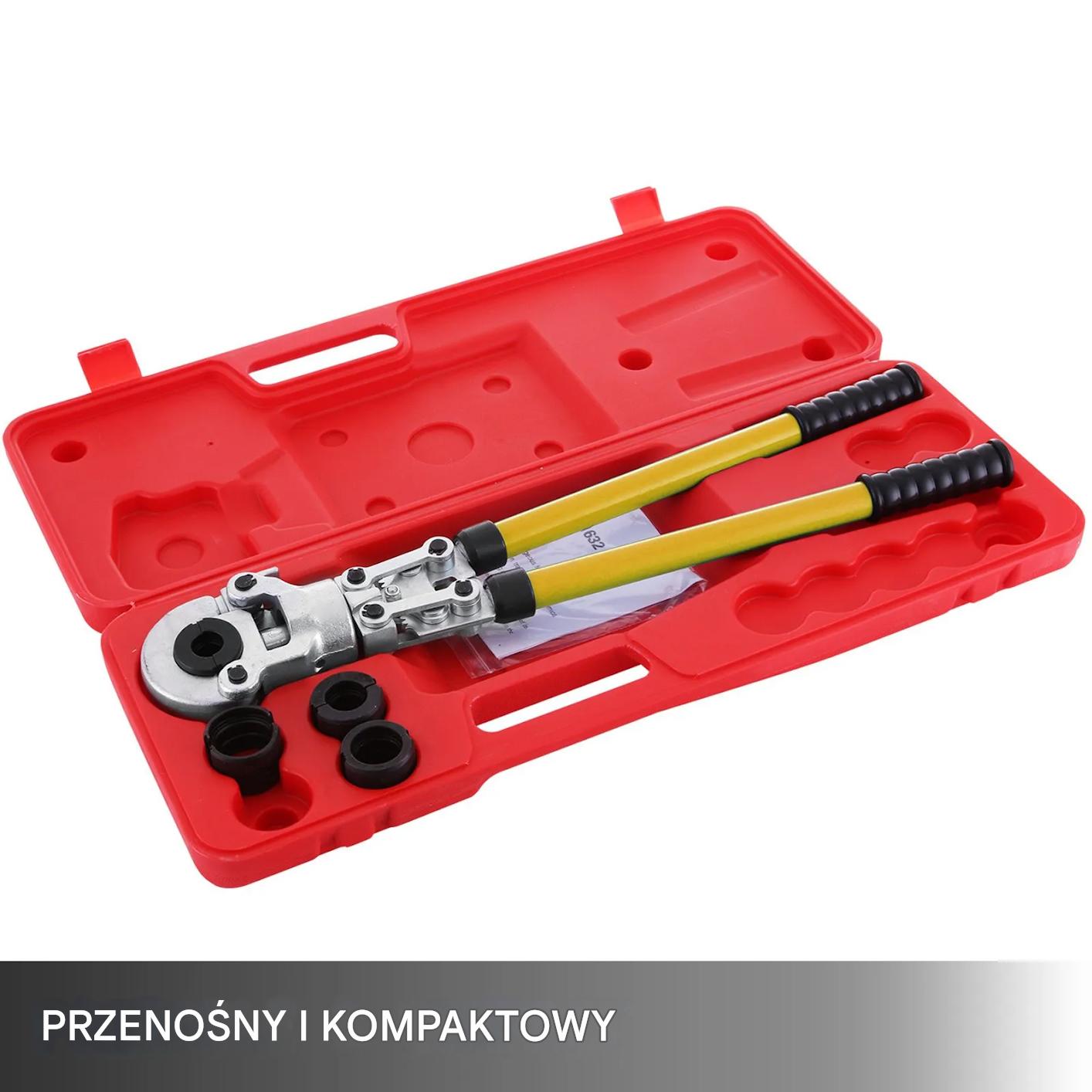 Praska do rur PEX zaciskarka 16-32 mm zestaw ręczny do instalacji - obrazek 6