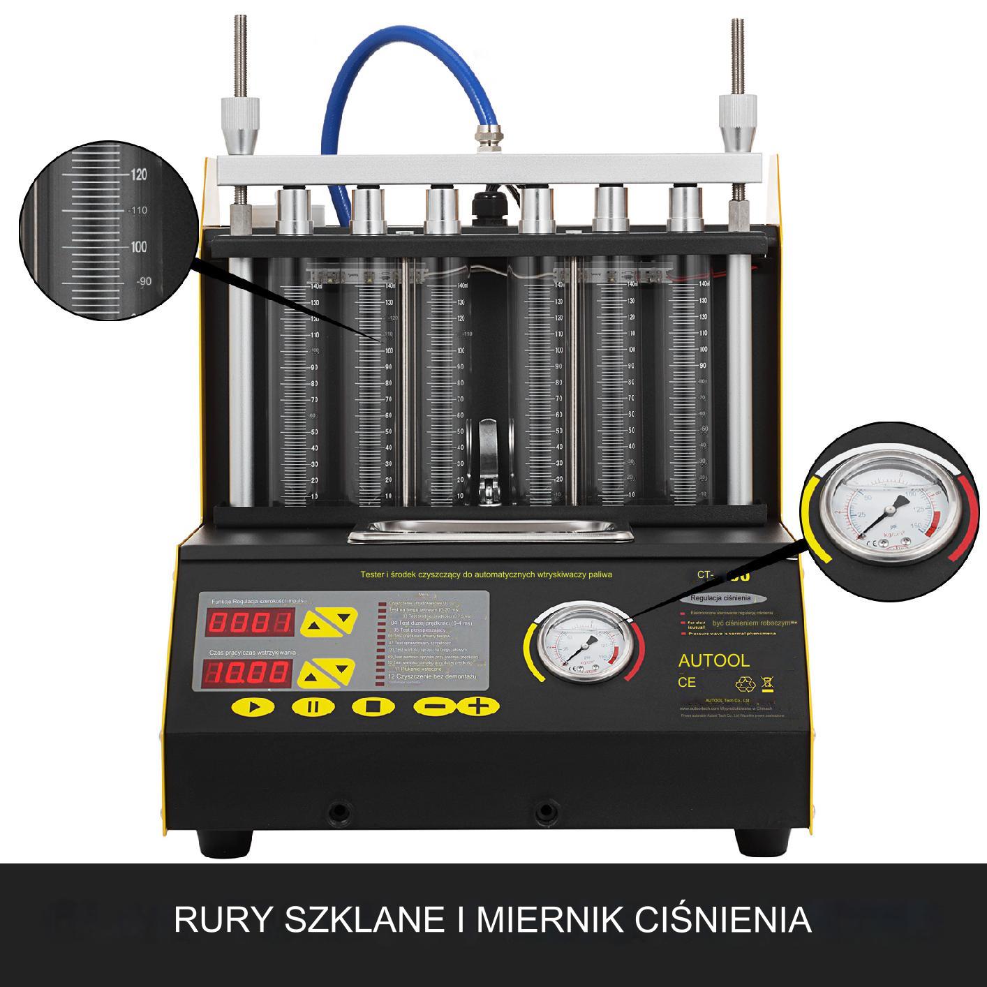 Tester ciśnienia do wtryskiwaczy Zestaw diagnostyczny 6 cylindrów - obrazek 3