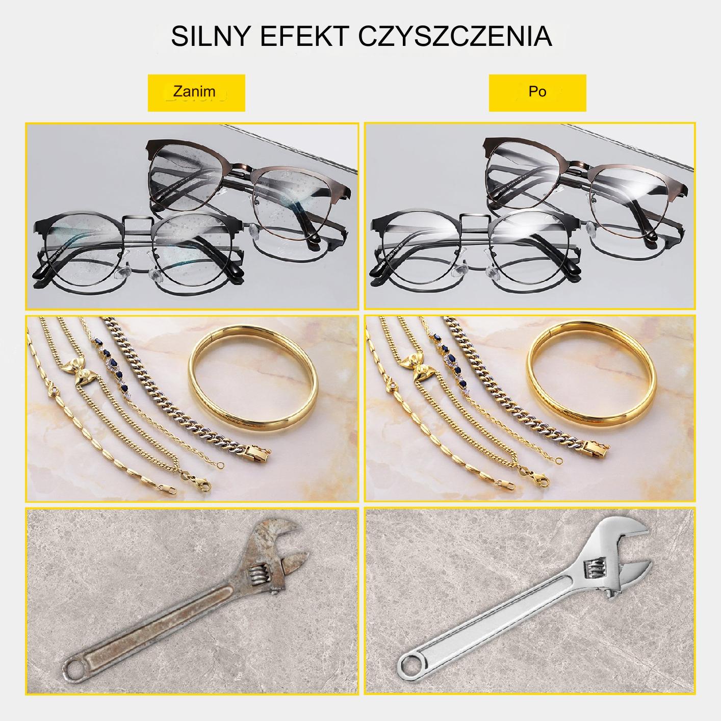 Myjka Ultradźwiękowa Przenośna Sterylizator + Timer 2L 60W - obrazek 3
