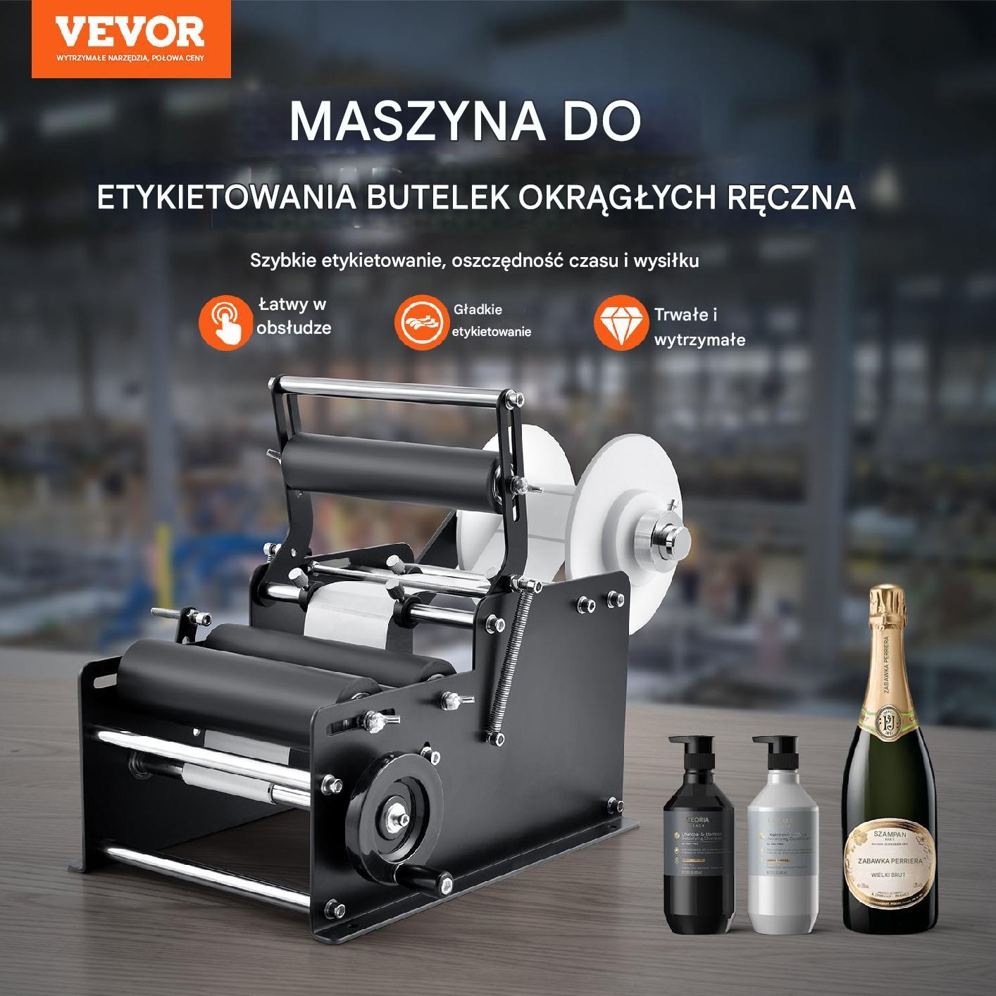 Etykieciarka automat aplikator etykiet butelek słoików 20 szt min premium - obrazek 7