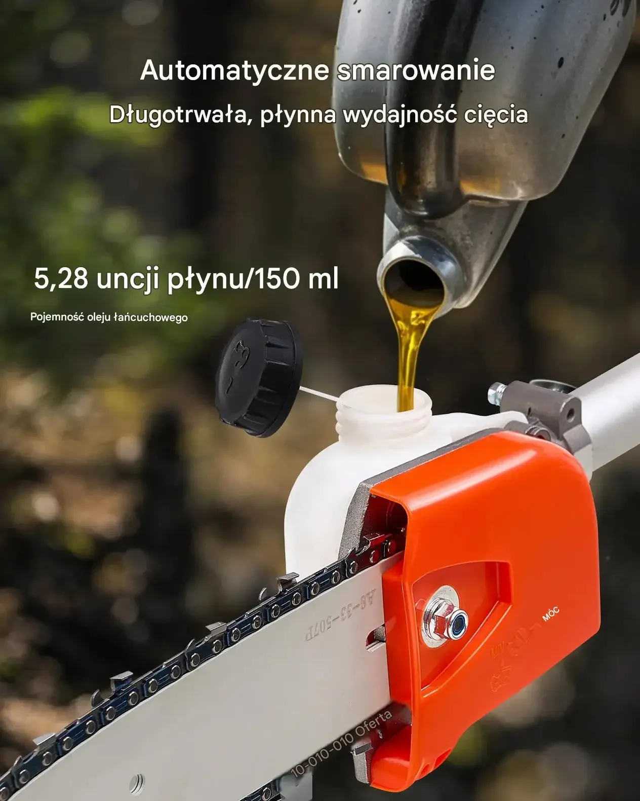 Piła spalinowa na wysięgniku 33CC 354 cm teleskopowa do przycinania drzew - obrazek 2