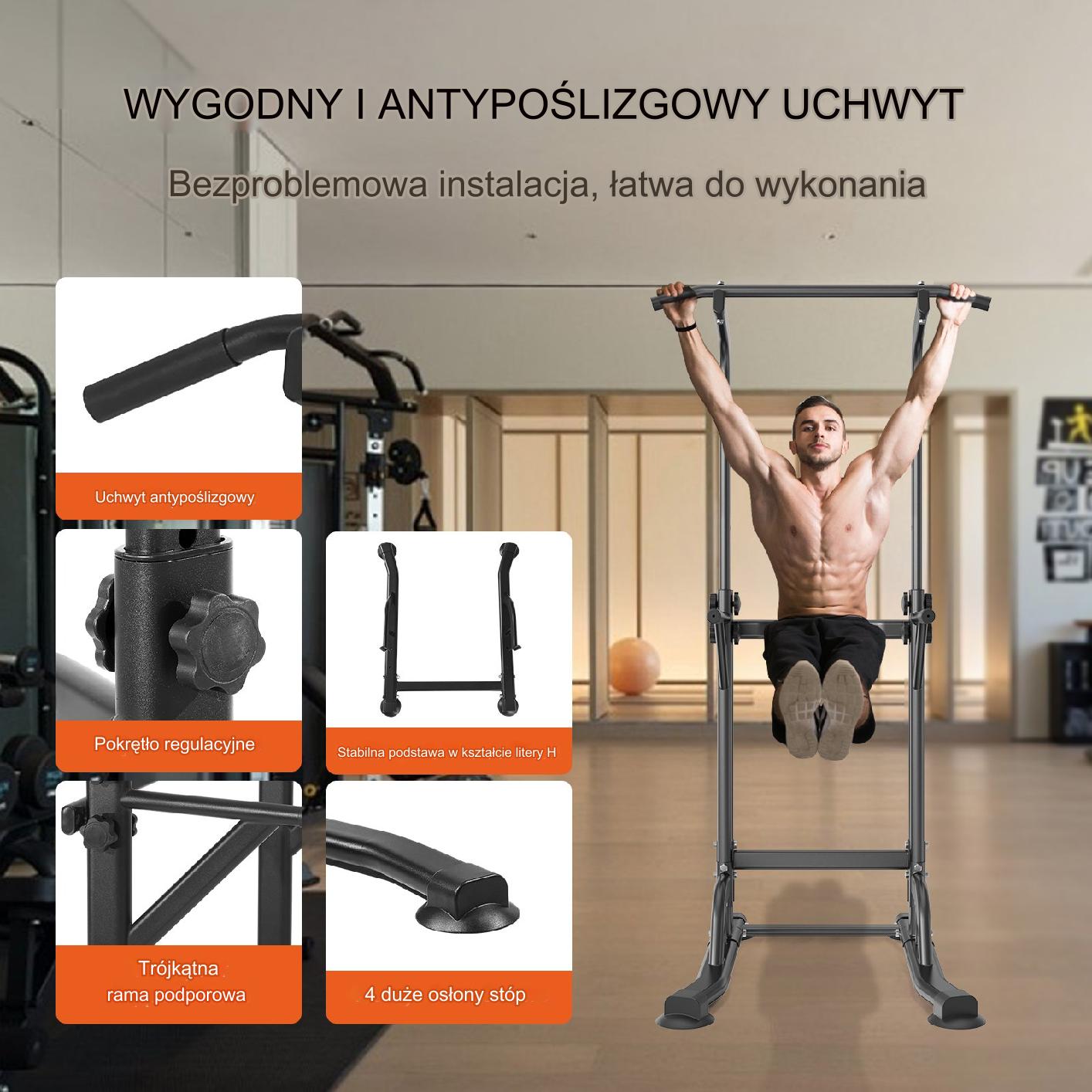 10-Poziomowy Drążek do Podciągania - obrazek 6