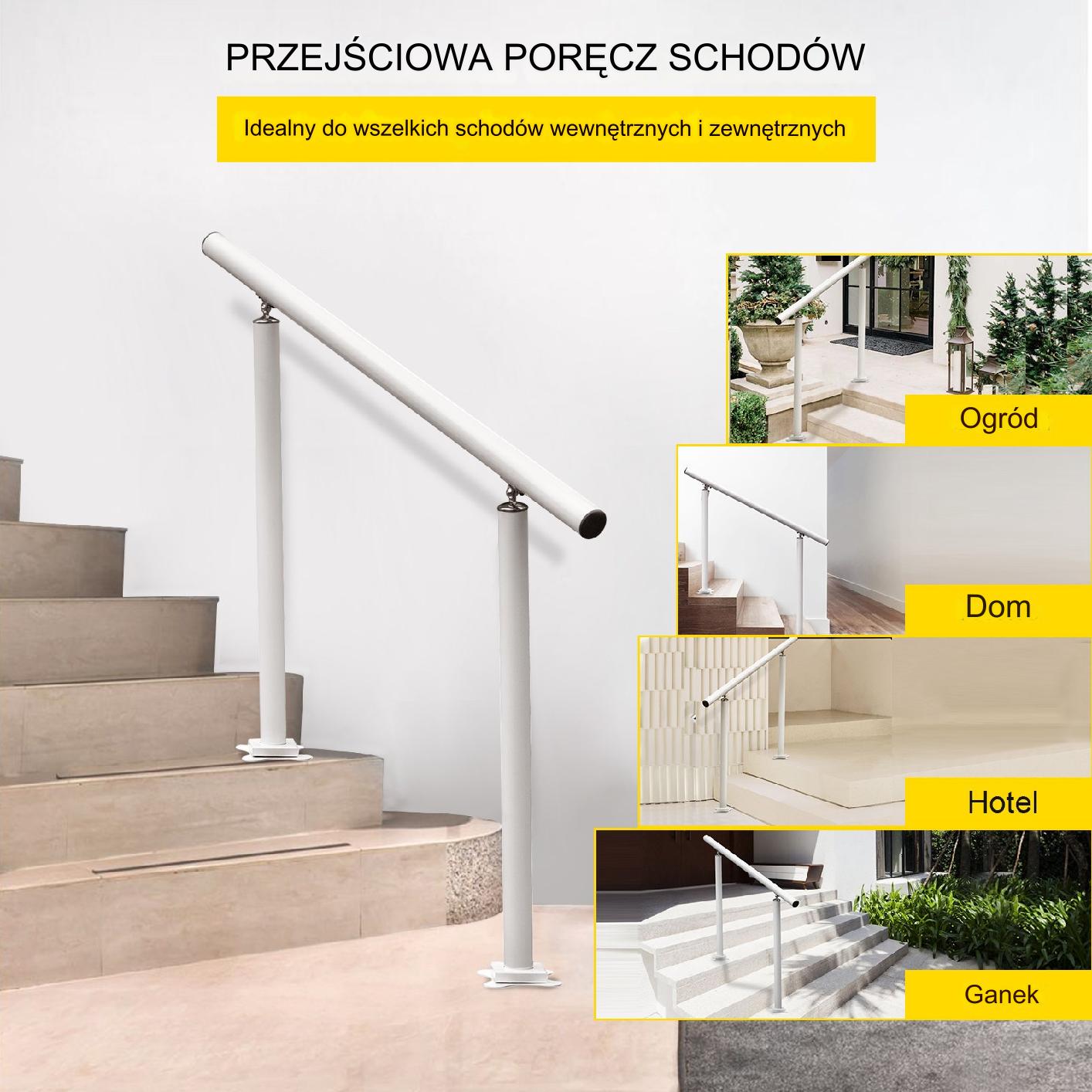 Poręcz do Schodów Zewnętrznych 91,4 cm - obrazek 4