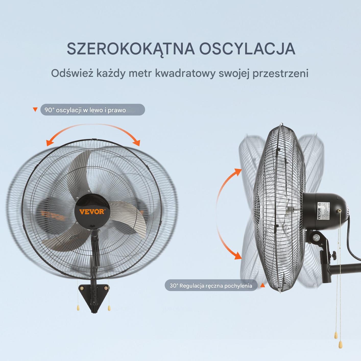 Wentylator Ścienny 44,5 cm - obrazek 4