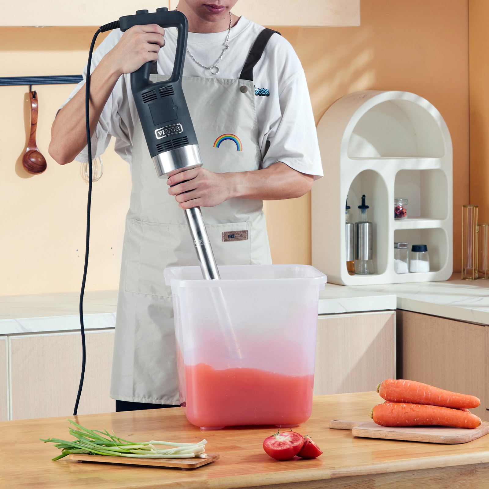 Blender ręczny mikser gastronomiczny 750W 85,5 cm - obrazek 5
