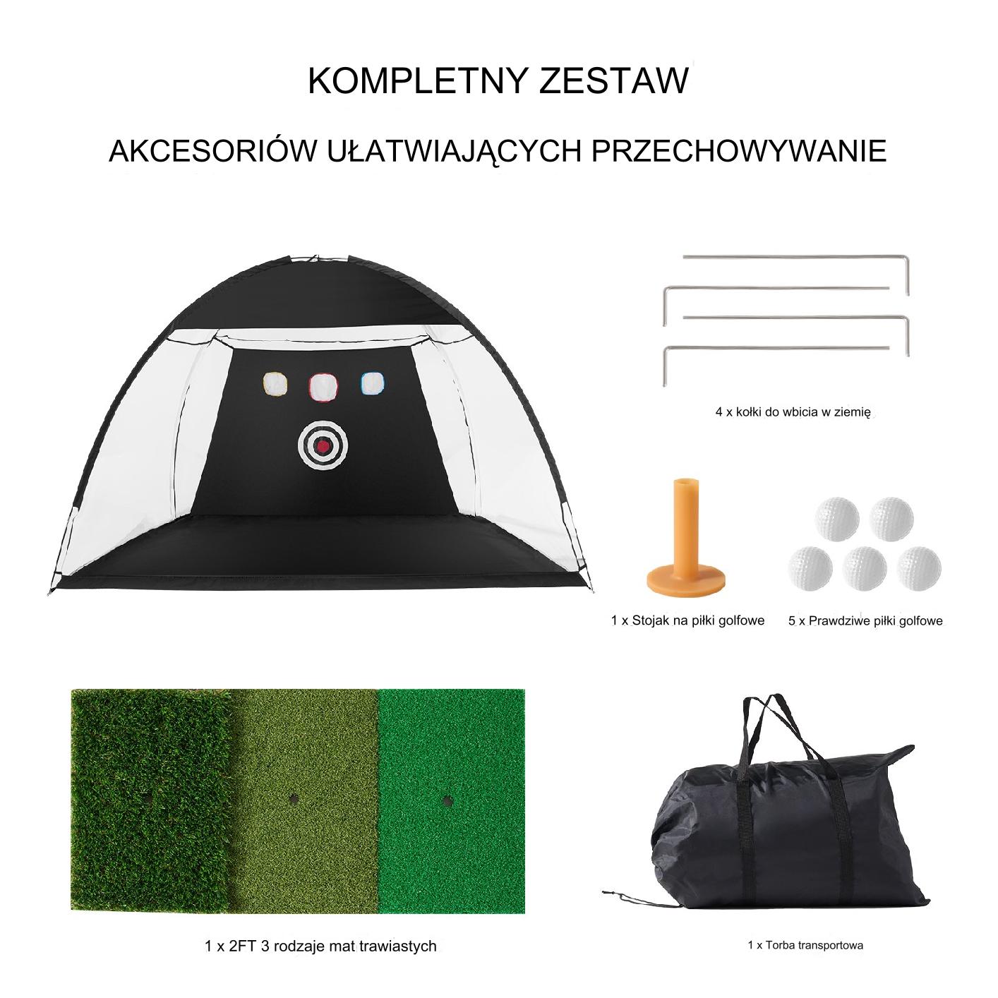 Siatka Golfowa Czarna - obrazek 6