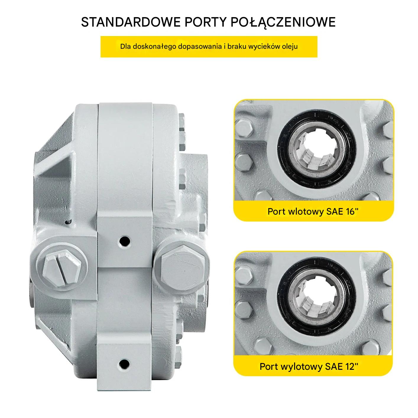 Pompa hydrauliczna 21 GPM 2250 PSI SAE12 do łuparki i przyczep - obrazek 5