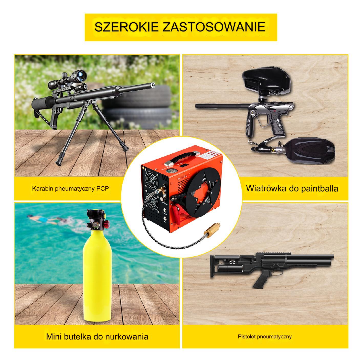 Przenośny kompresor sprężarka 350 W 1,5 l - obrazek 2