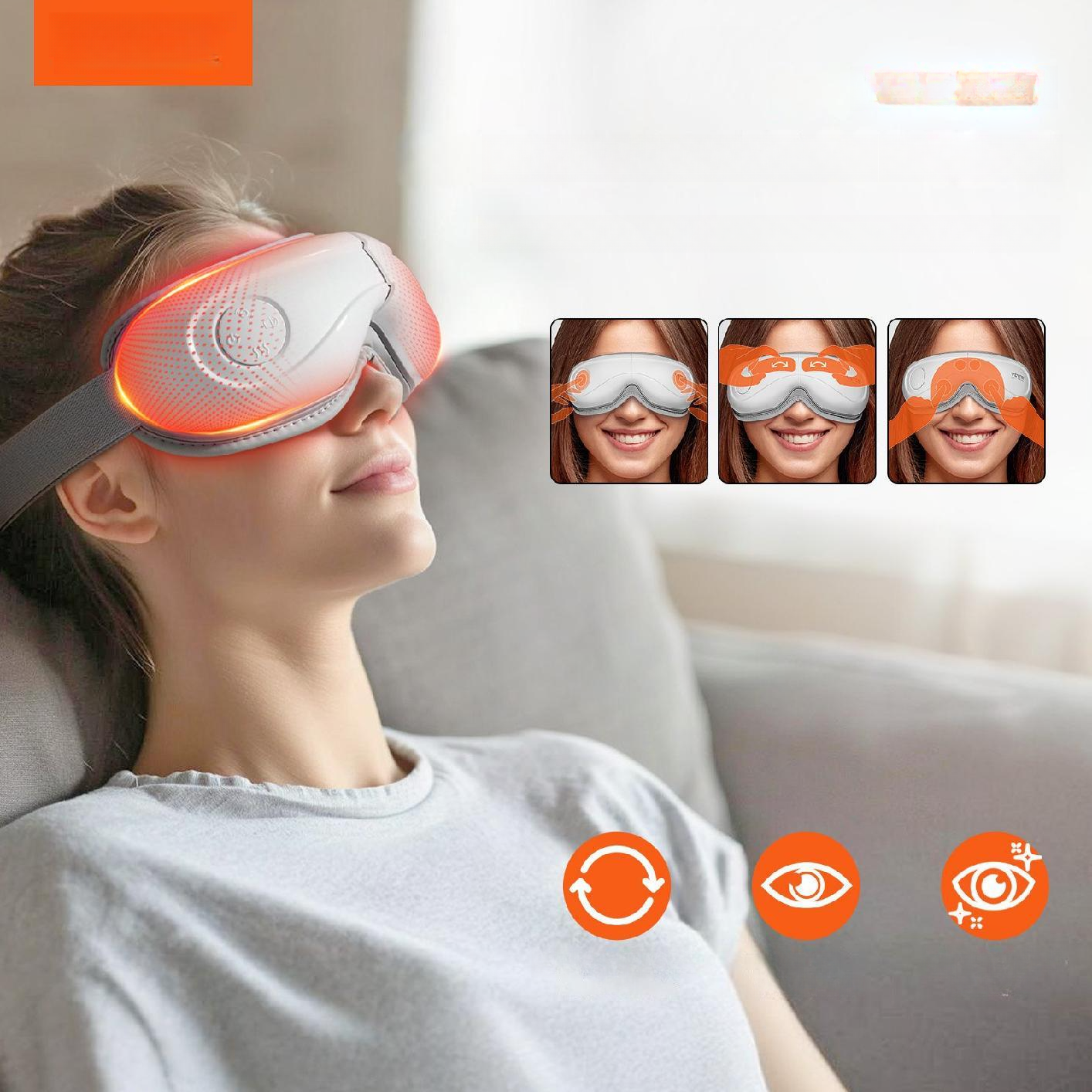 Masażer Oczu Podgrzewany z Bluetooth i Muzyką 5 Trybów - Idealny na Prezent - obrazek 7