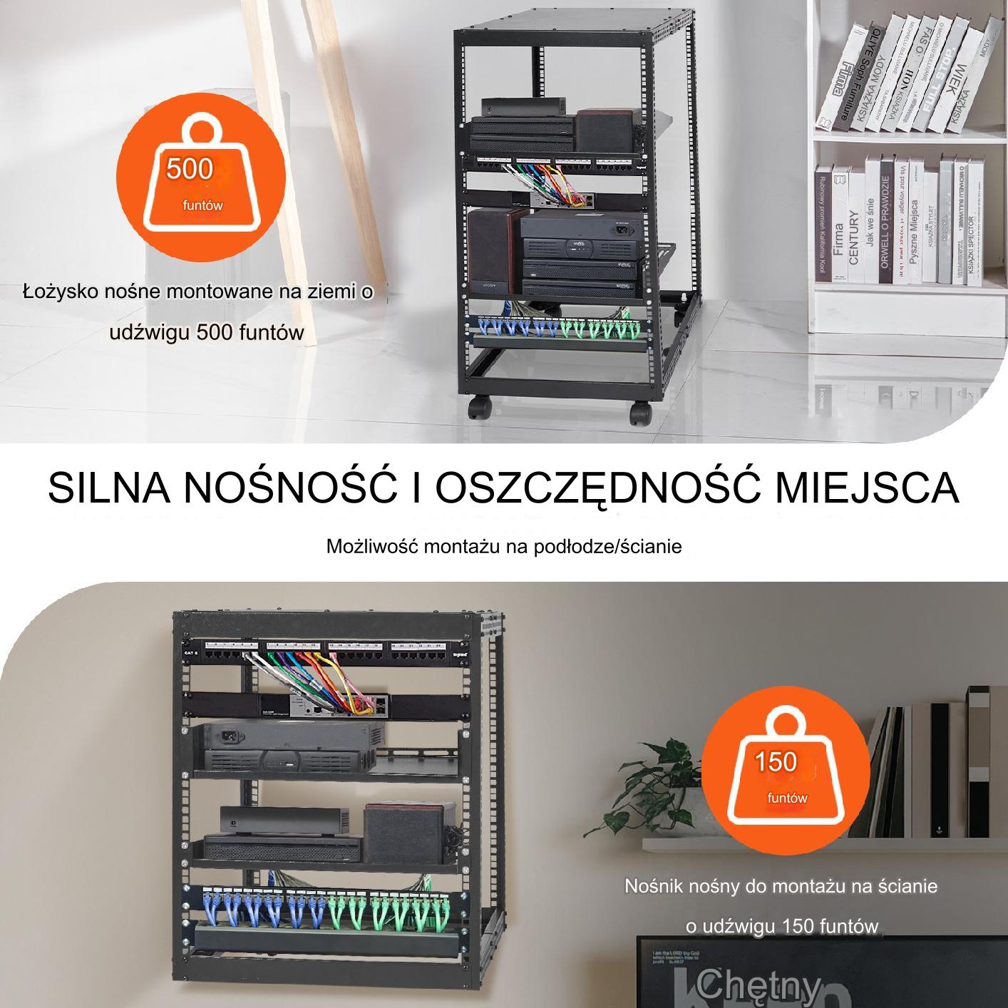 Szafa serwerowa regał serwerowy 98 cm - obrazek 7