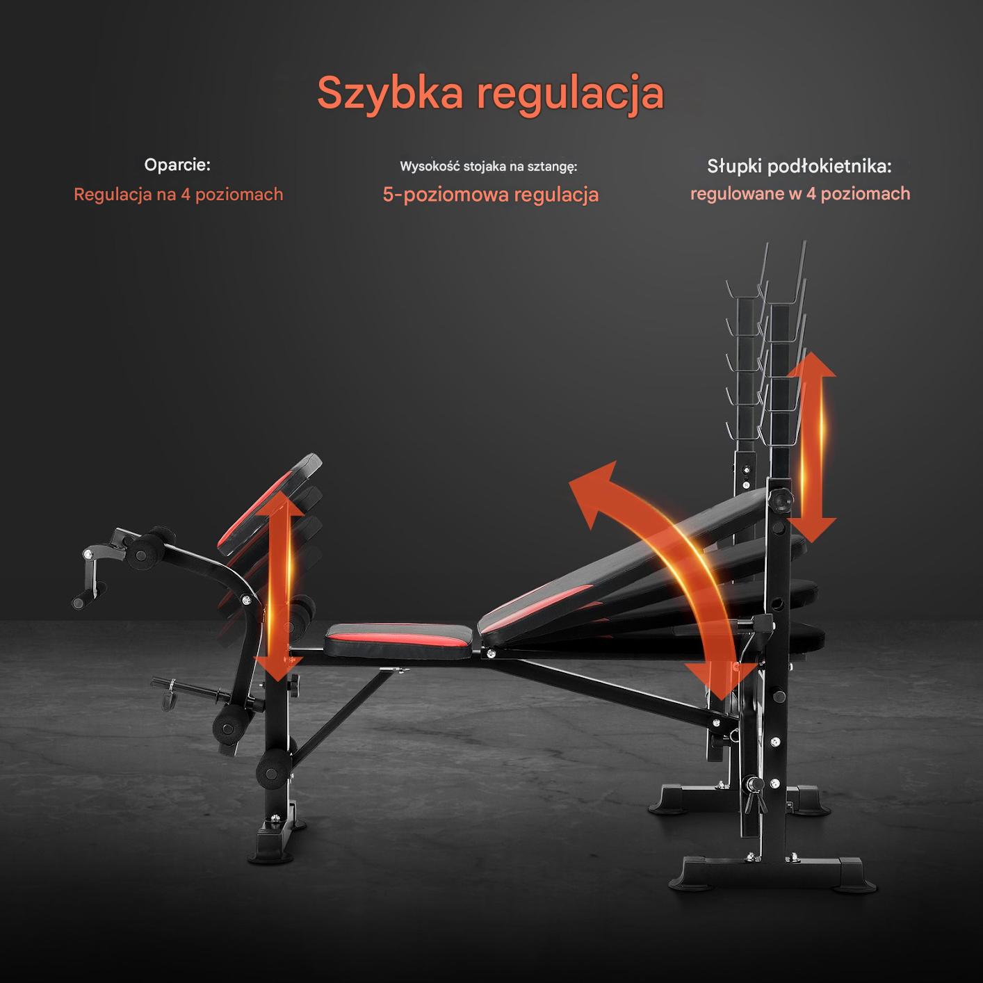 Ławka inwersyjna Składana do ćwiczeń siłowych/inwersyjnych do domu - obrazek 4