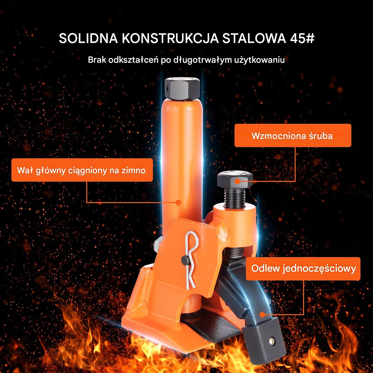 Ręczny ściągacz opon 38–42" z gumową osłoną, do aut, SUV - obrazek 6