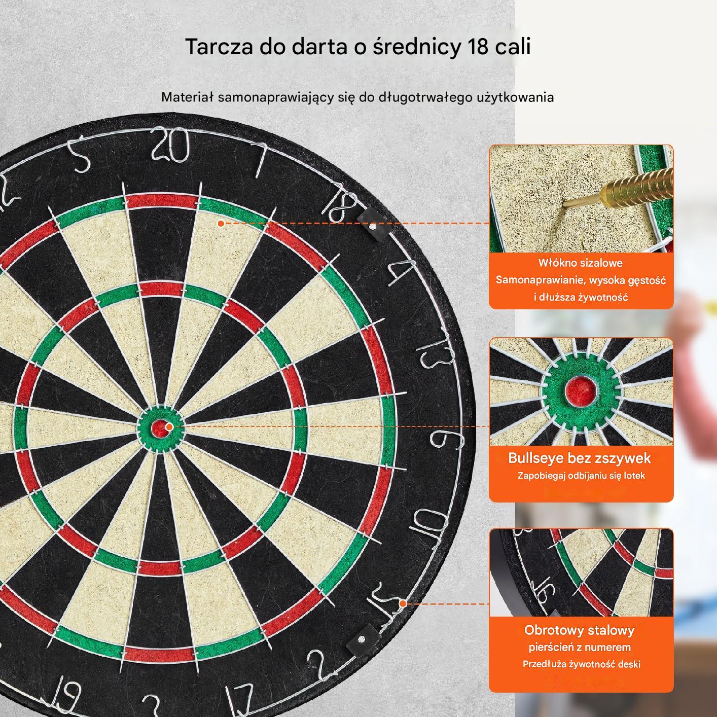Zestaw Tarczy do Darta z Szafką - obrazek 5