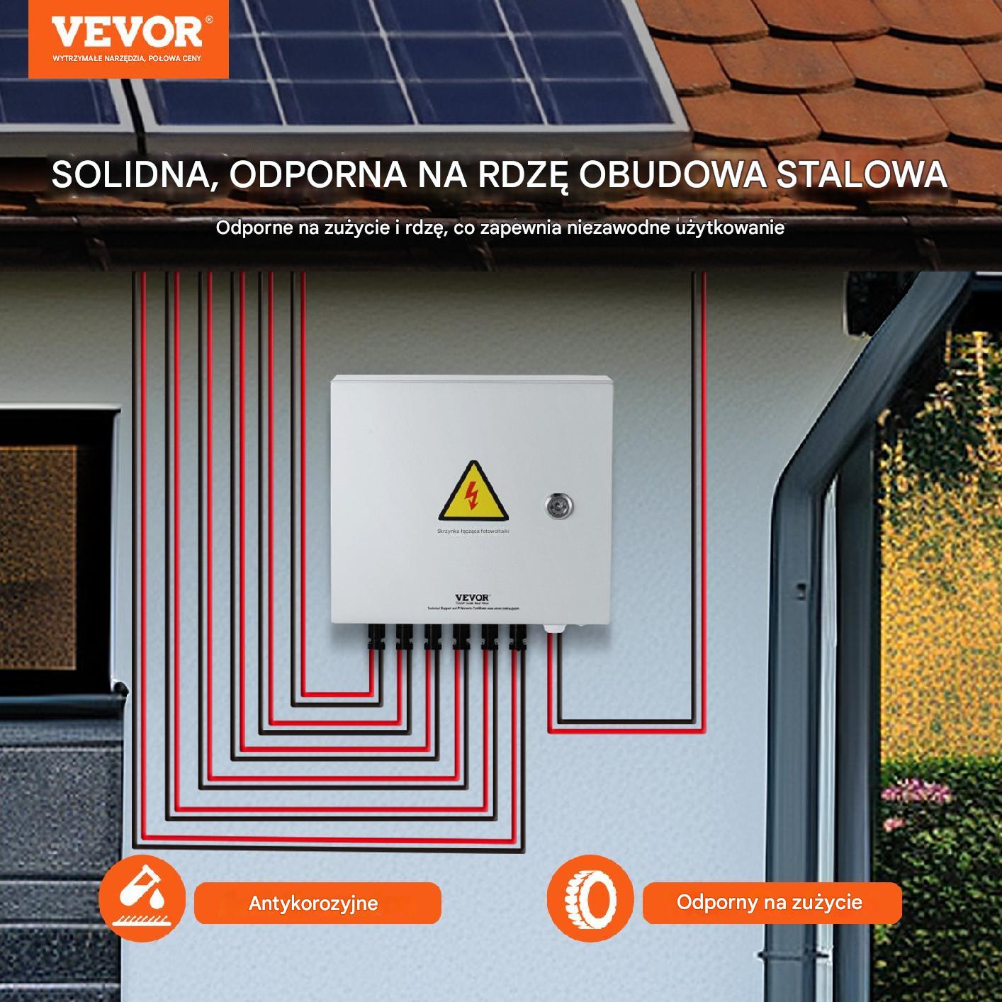 Rozdzielnia skrzynka fotowoltaika obudowa 15 A 500 V 6 obwodów - obrazek 3