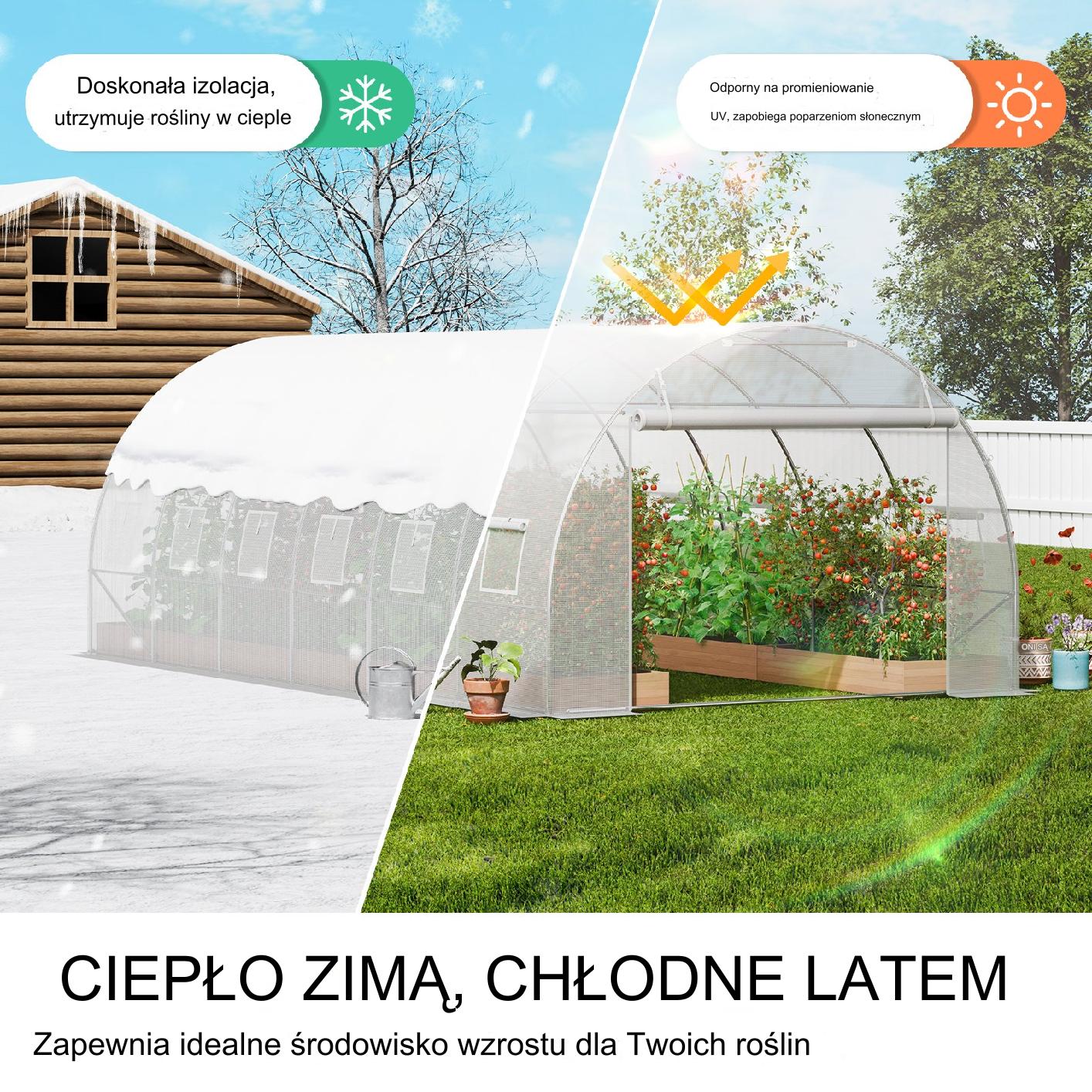 Szklarnia Tunelowa 3x6x2 m - obrazek 4