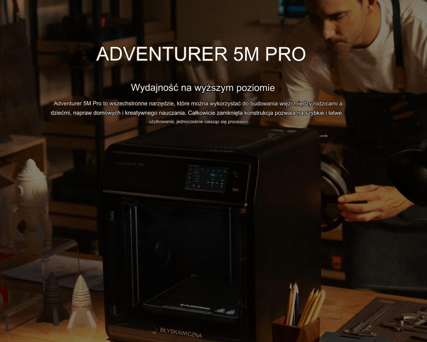 Drukarka 3D Flashforge Adventurer 5M Pro - obrazek 6
