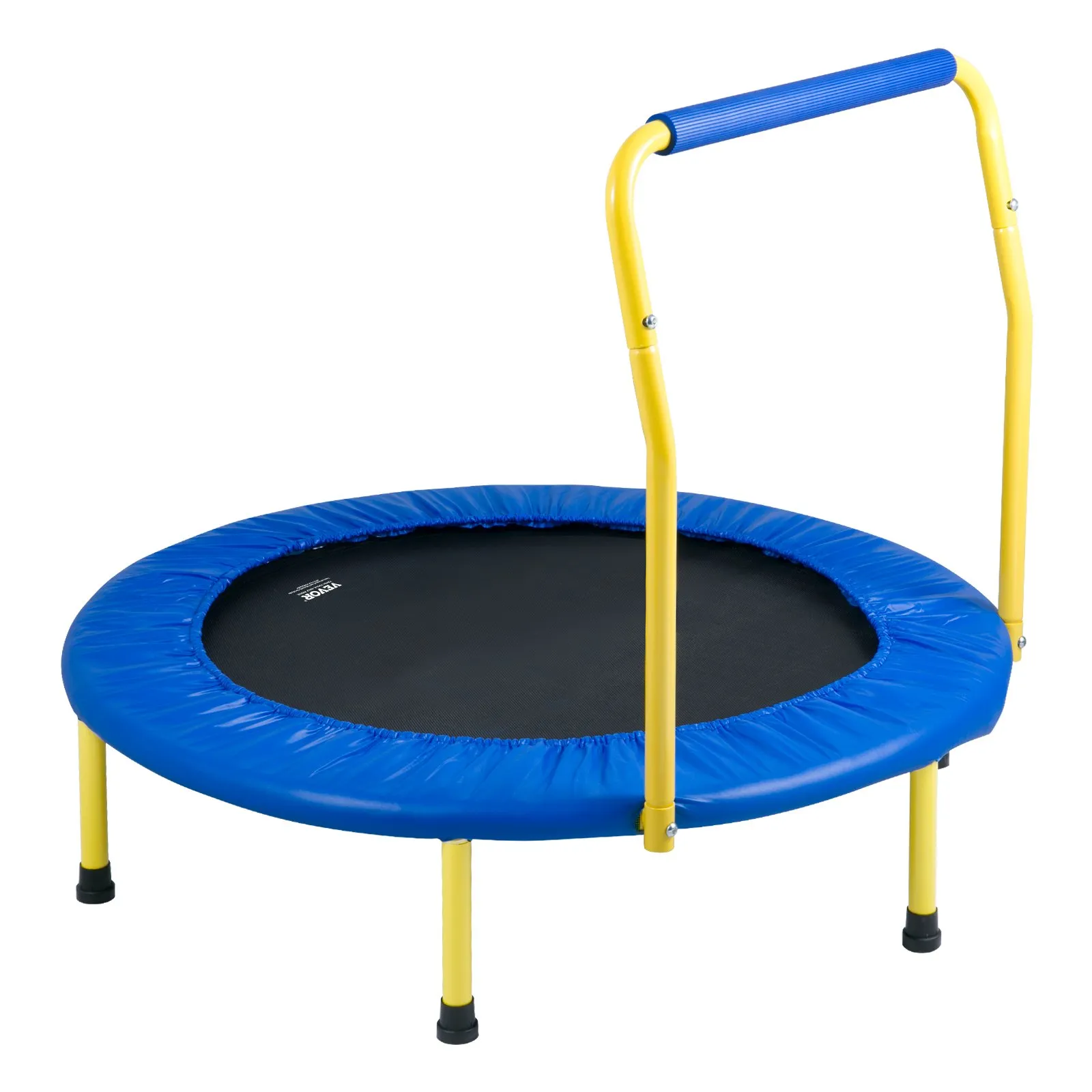 Trampolina domowa do ćwiczeń z poręczą dla dorosłych i dzieci 92 cm - obrazek 8