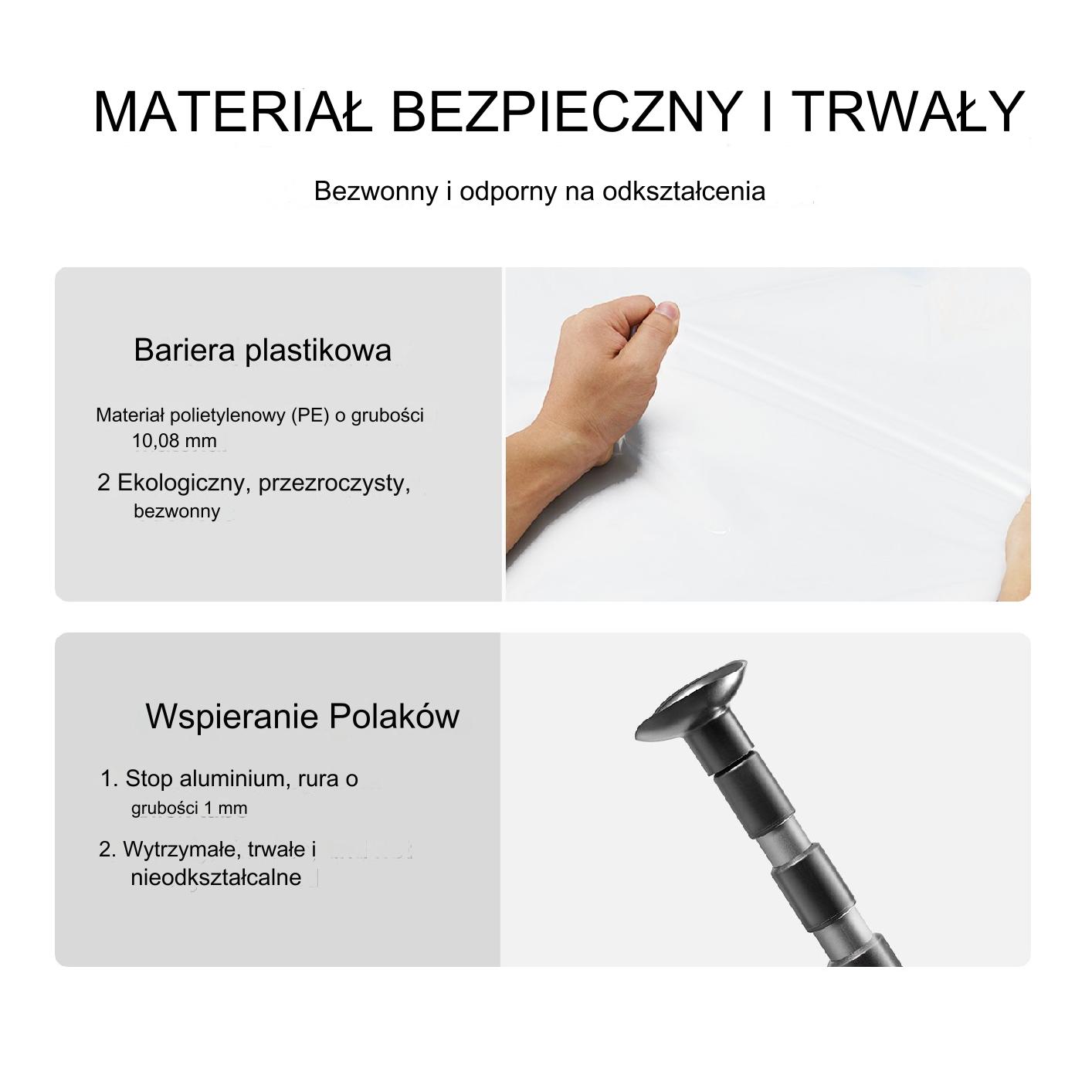 Kurtyna przeciwpyłowa drzwi remontowe przeciwpyłowe 4m - obrazek 4