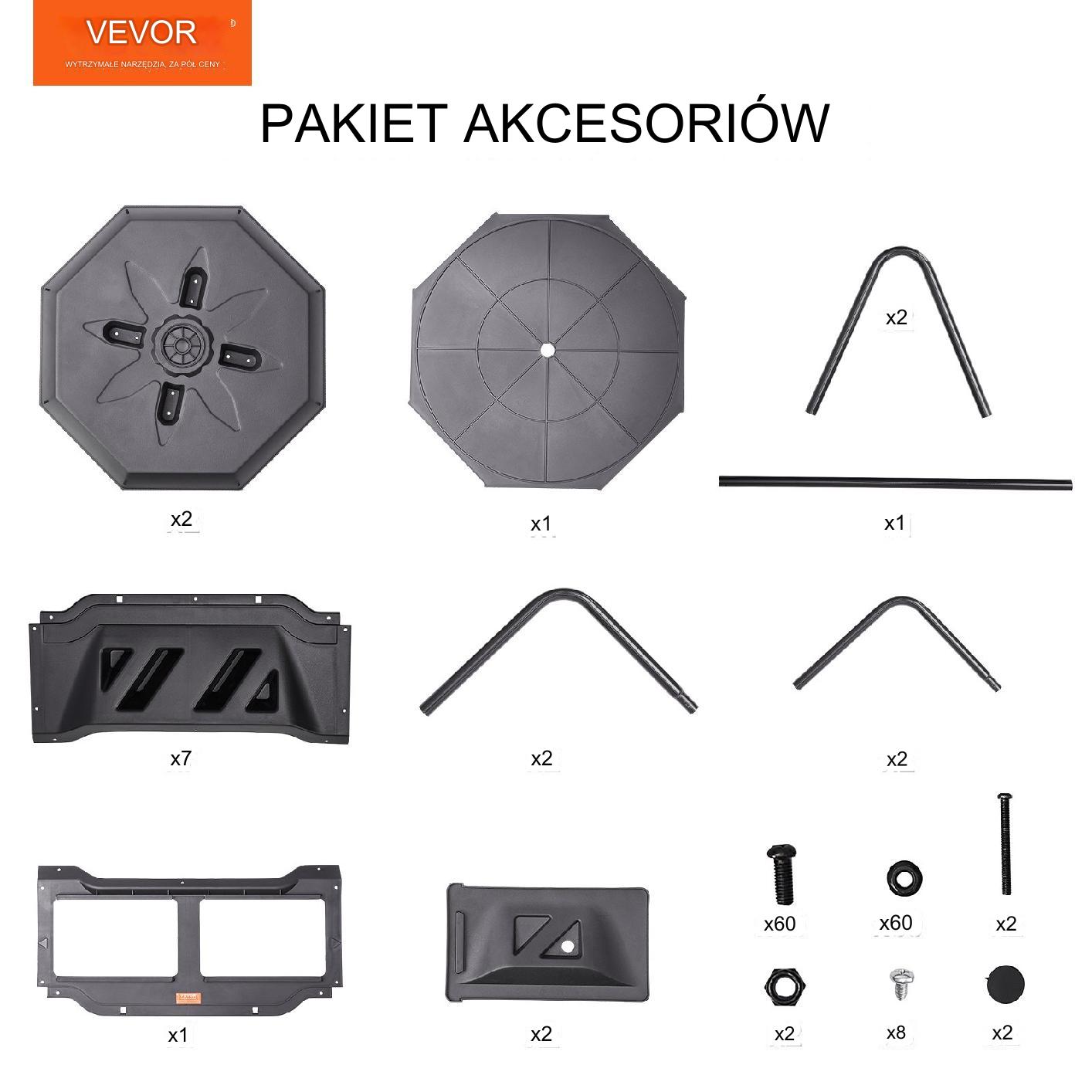 Kompostownik obrotowy dwukomorowy na stelażu bębnowy 163 L - obrazek 4