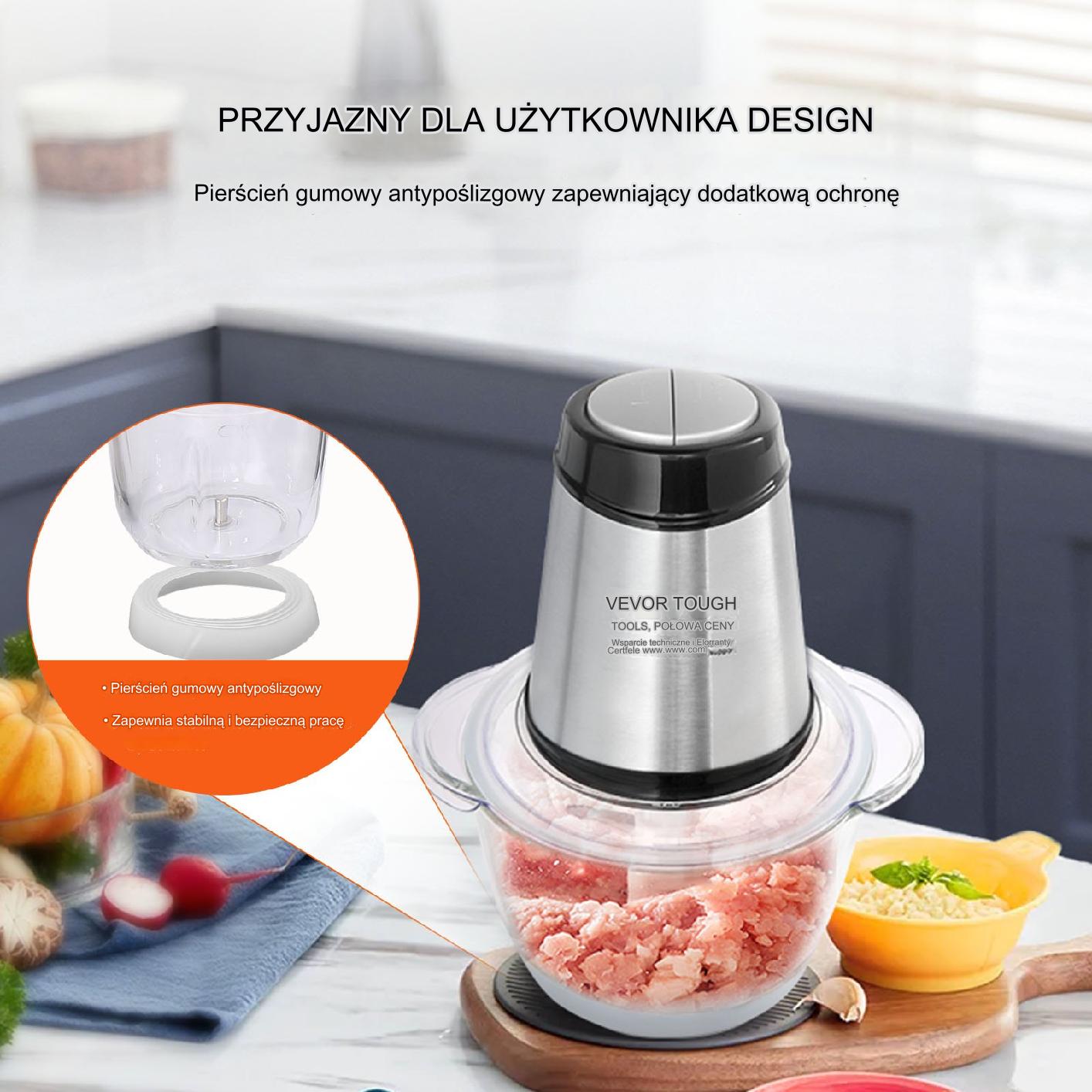 Rozdrabniacz Żywności Siekacz Kuchenny 400W 0,6L - obrazek 8