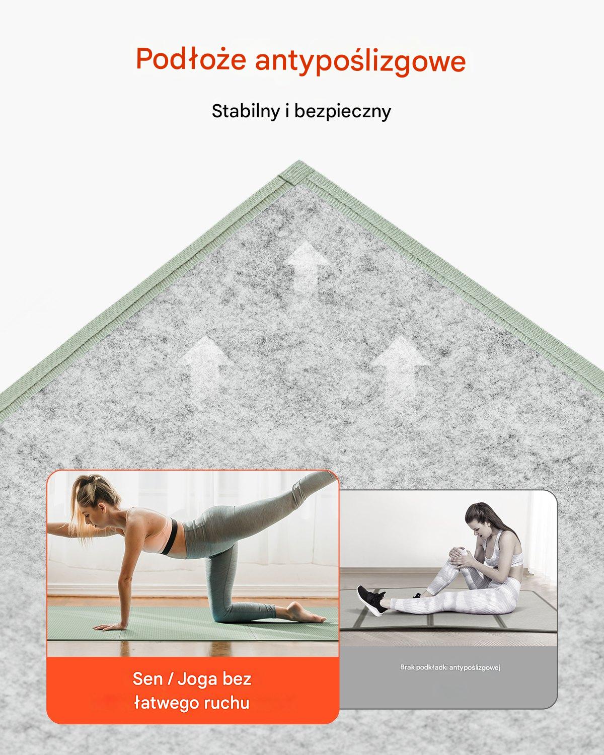 Materac Tatami Japoński Składany z Naturalnej Trawy – 2032 x 990 x 13 mm - obrazek 3
