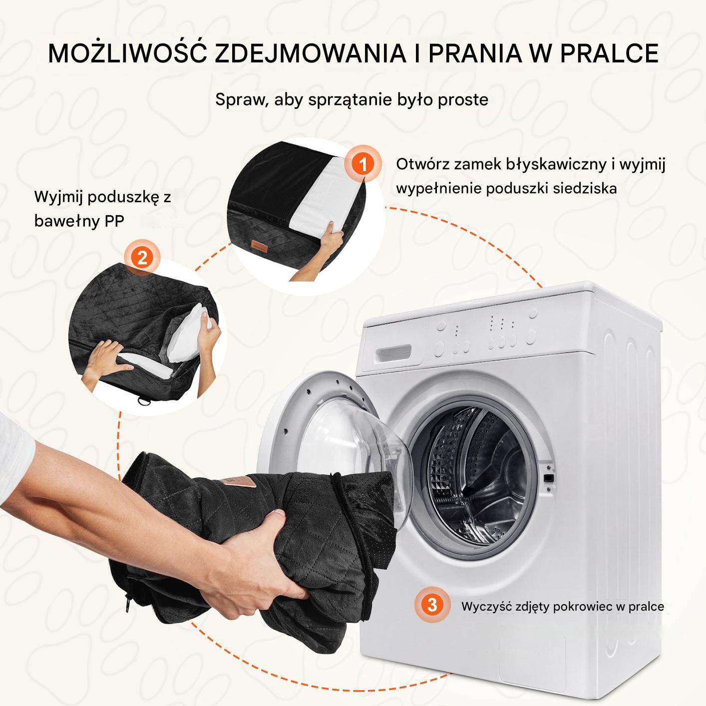 Fotelik Samochodowy Transporter dla Psa na Siedzenie Wygodny do 18 kg - obrazek 3