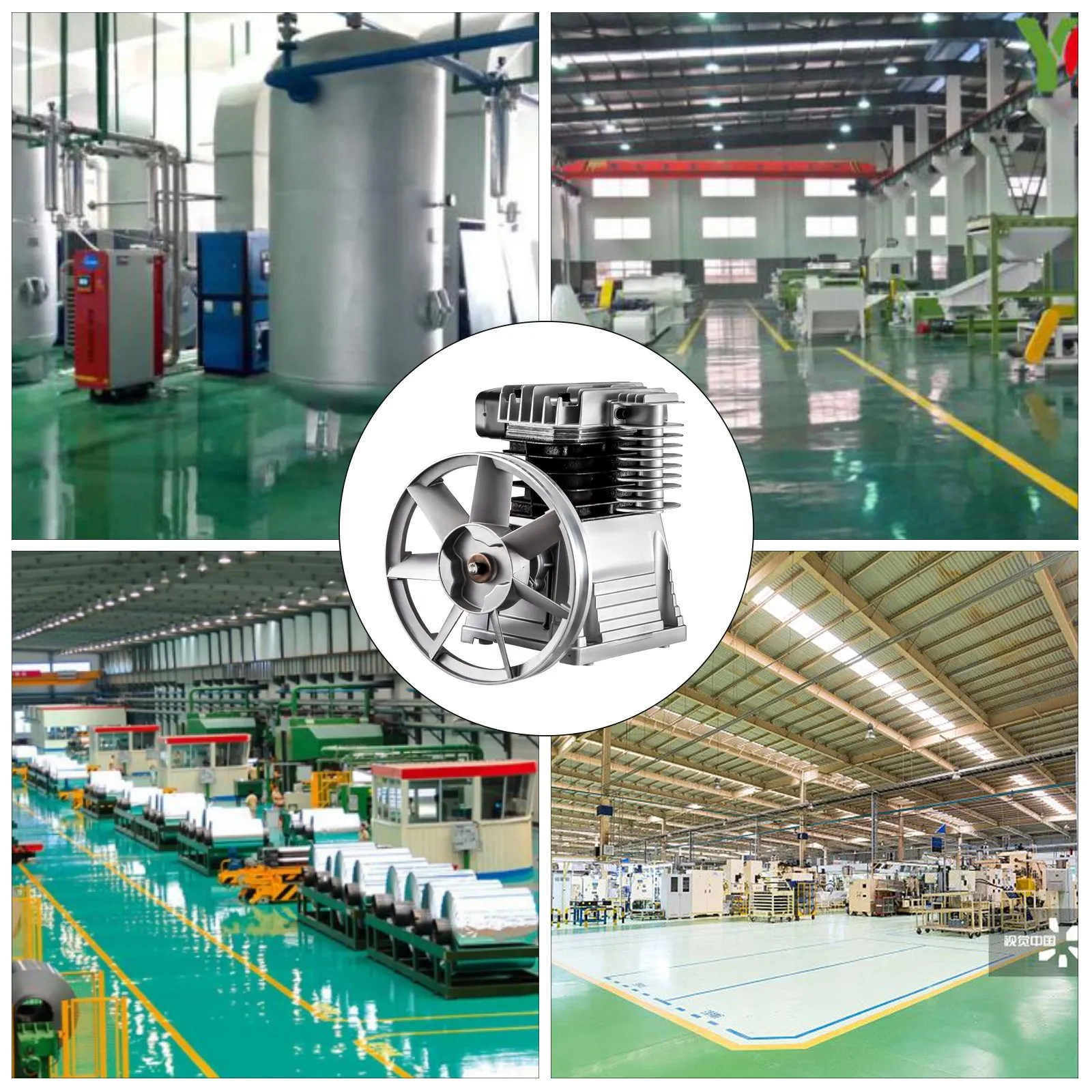 Głowica kompresora 3KM 160PSI aluminiowa sprężarka tłokowa chłodzona - obrazek 7
