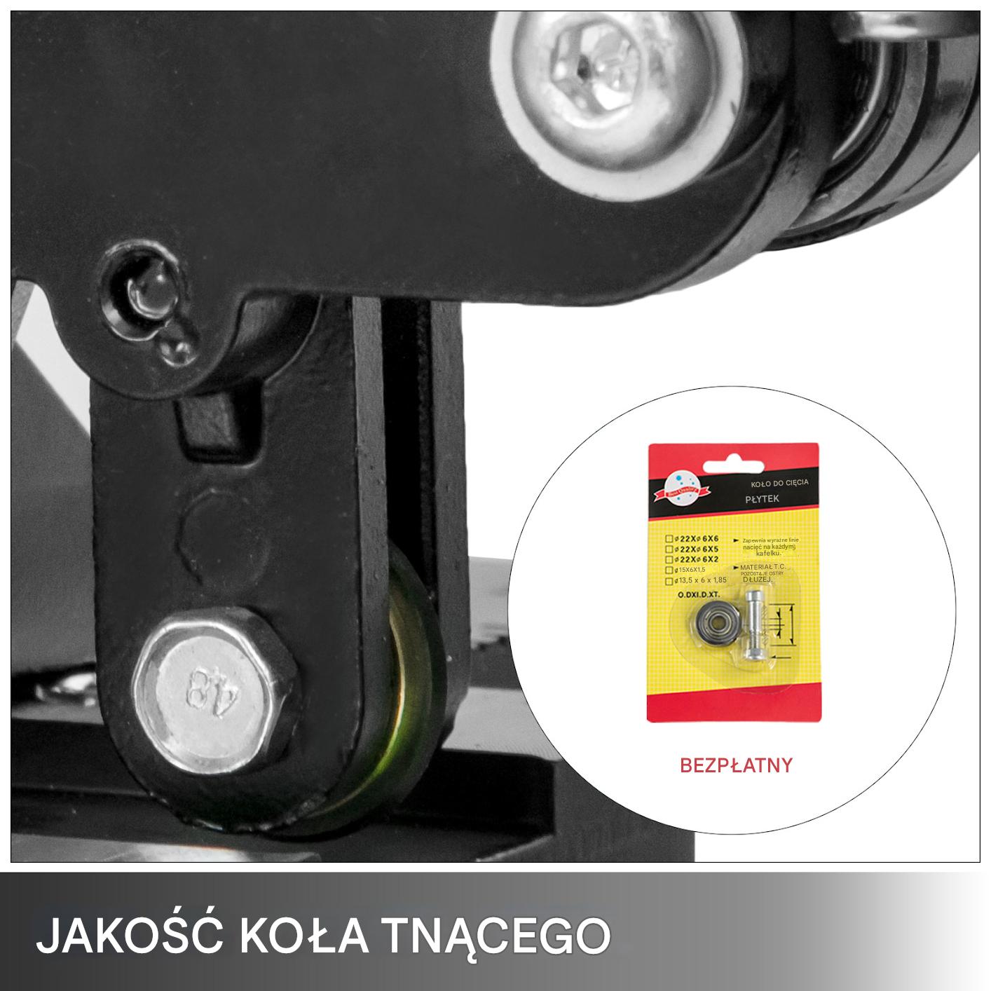 Przecinarka do płytek ręczna 100 cm, z laserem, do gresu/ceramiki - obrazek 8