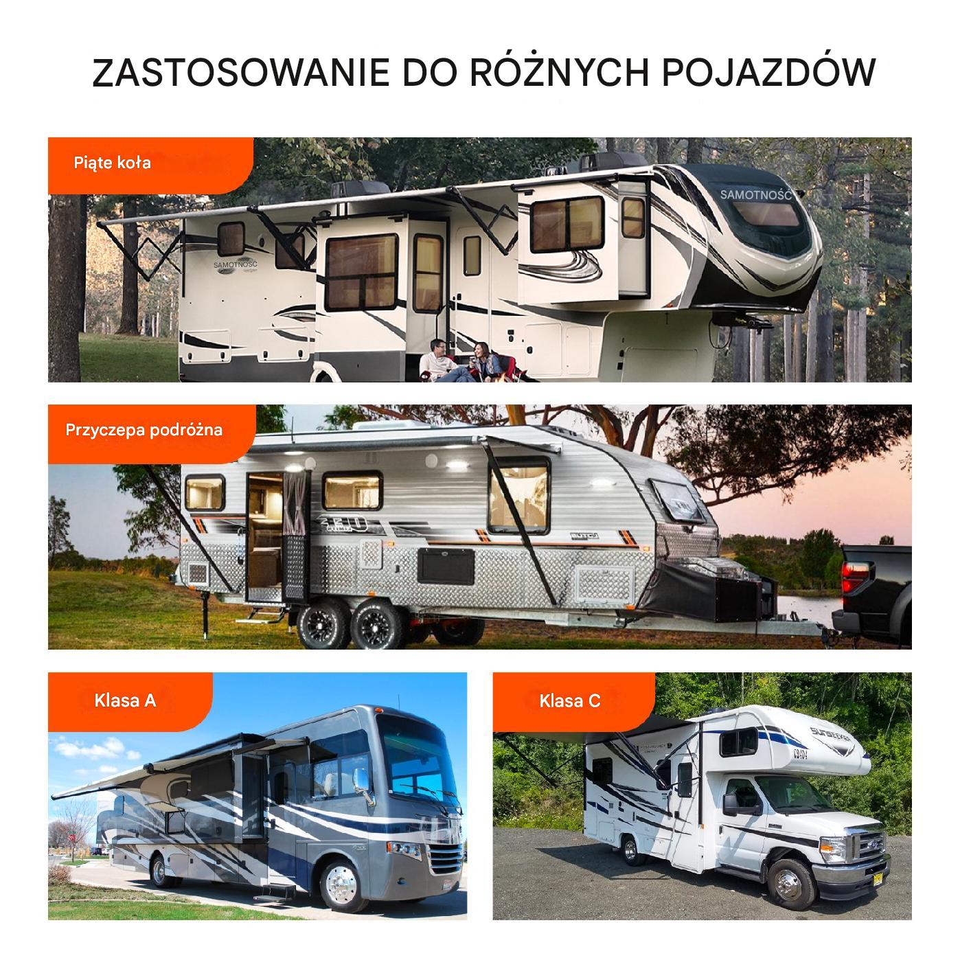 Stopy podpory podkładki do przyczep kempingowych i kamperów 6 sztuk - obrazek 7