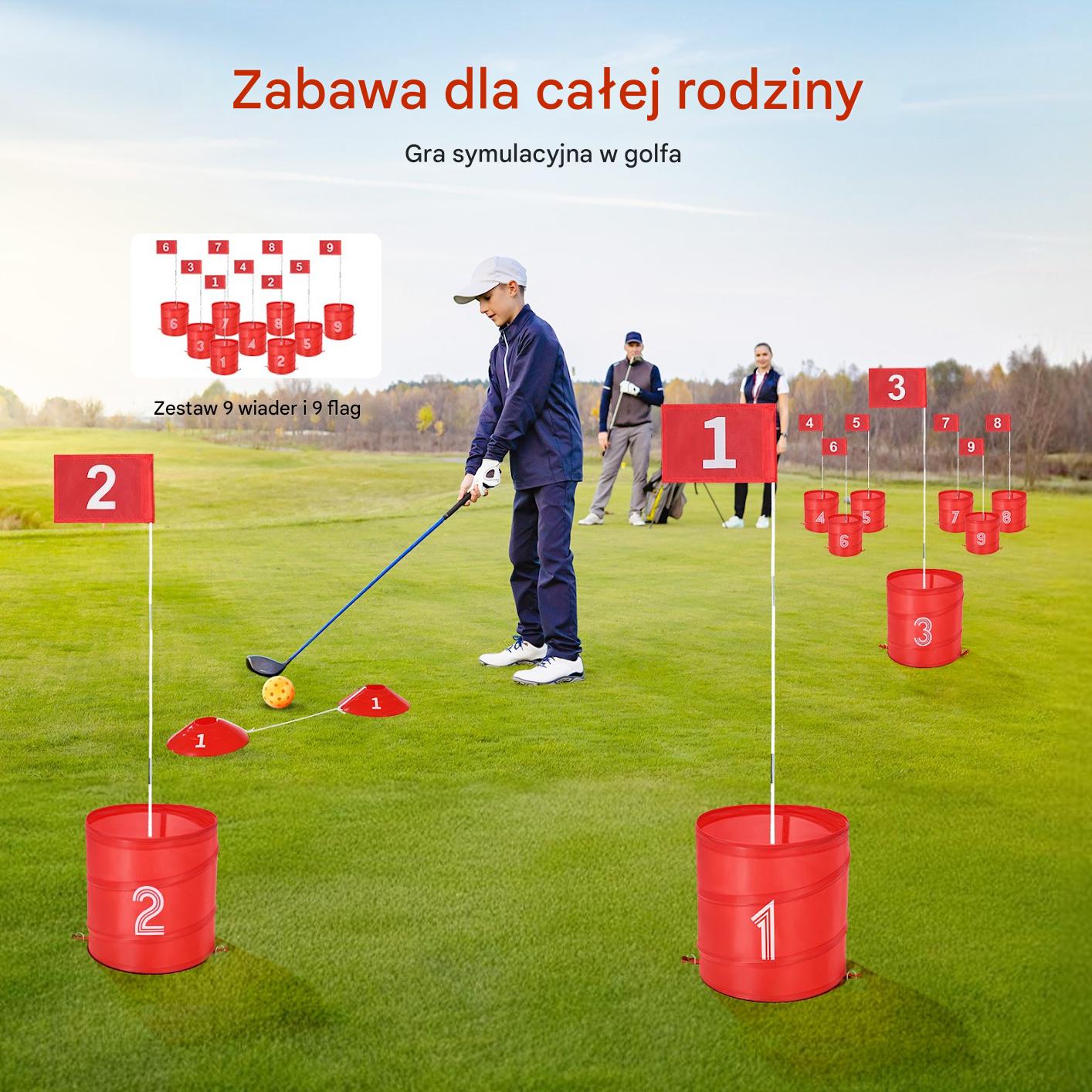 Zestaw Golfowy do Ogrodu - 9 Częściowy - obrazek 7