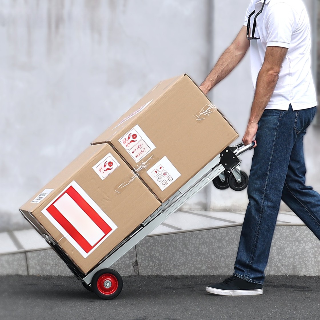 Wózek transportowy magazynowy składany aluminiowy 181 kg - obrazek 6