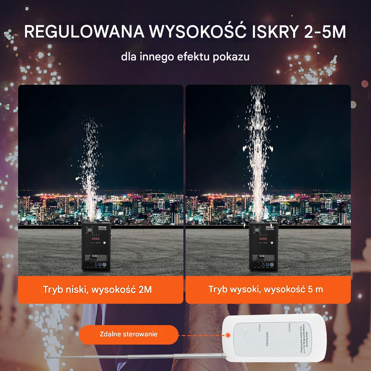 Maszyna do Efektów Specjalnych 700W – Zimne Ognie na Wydarzenia - obrazek 3