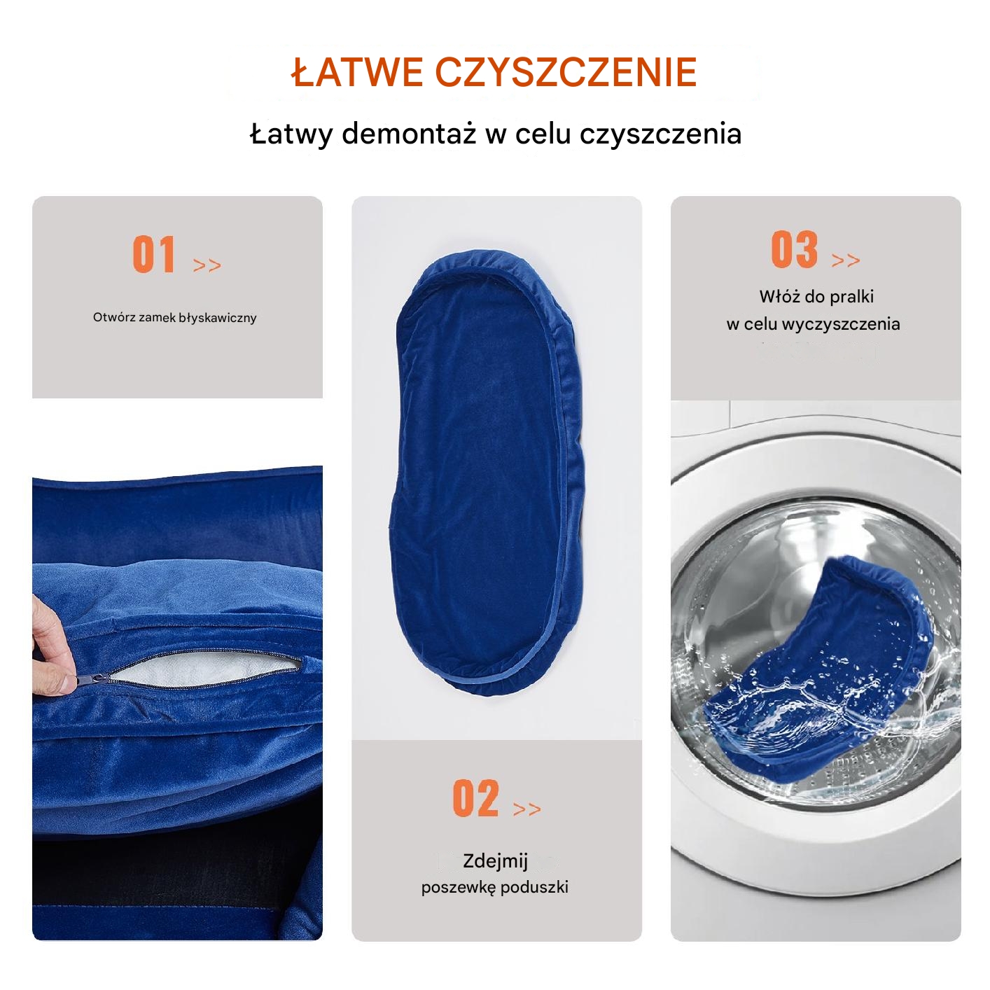 Sofa Kanapa dla Psów i Kotów Niebieska - obrazek 5