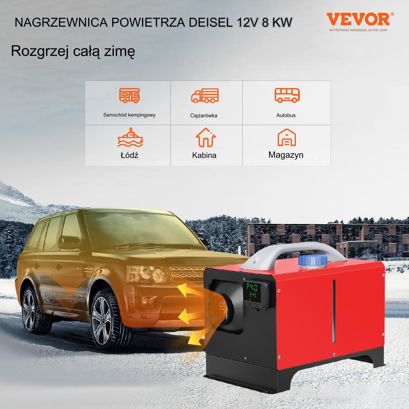 Nagrzewnica Powietrza Diesel Ogrzewanie Postojowe 12 V - obrazek 8