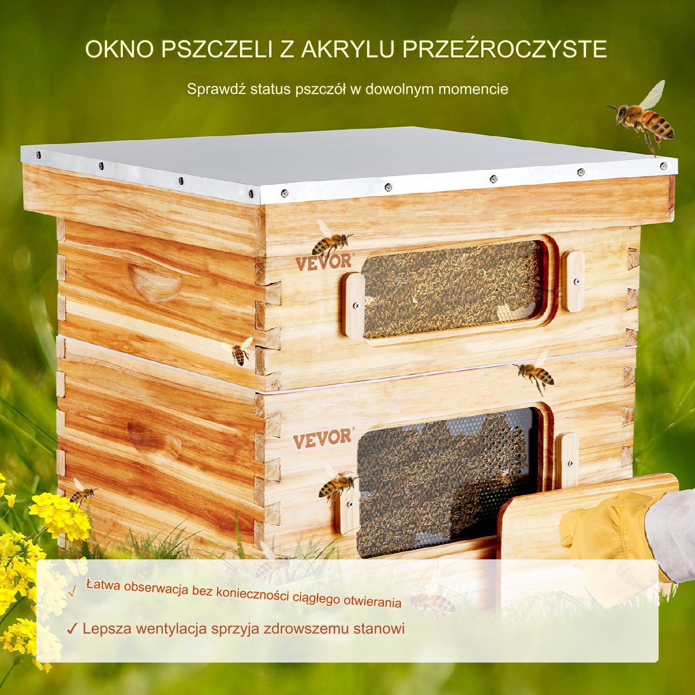 Ul Drewniany Głęboki + Średni 20 Ramek - obrazek 6
