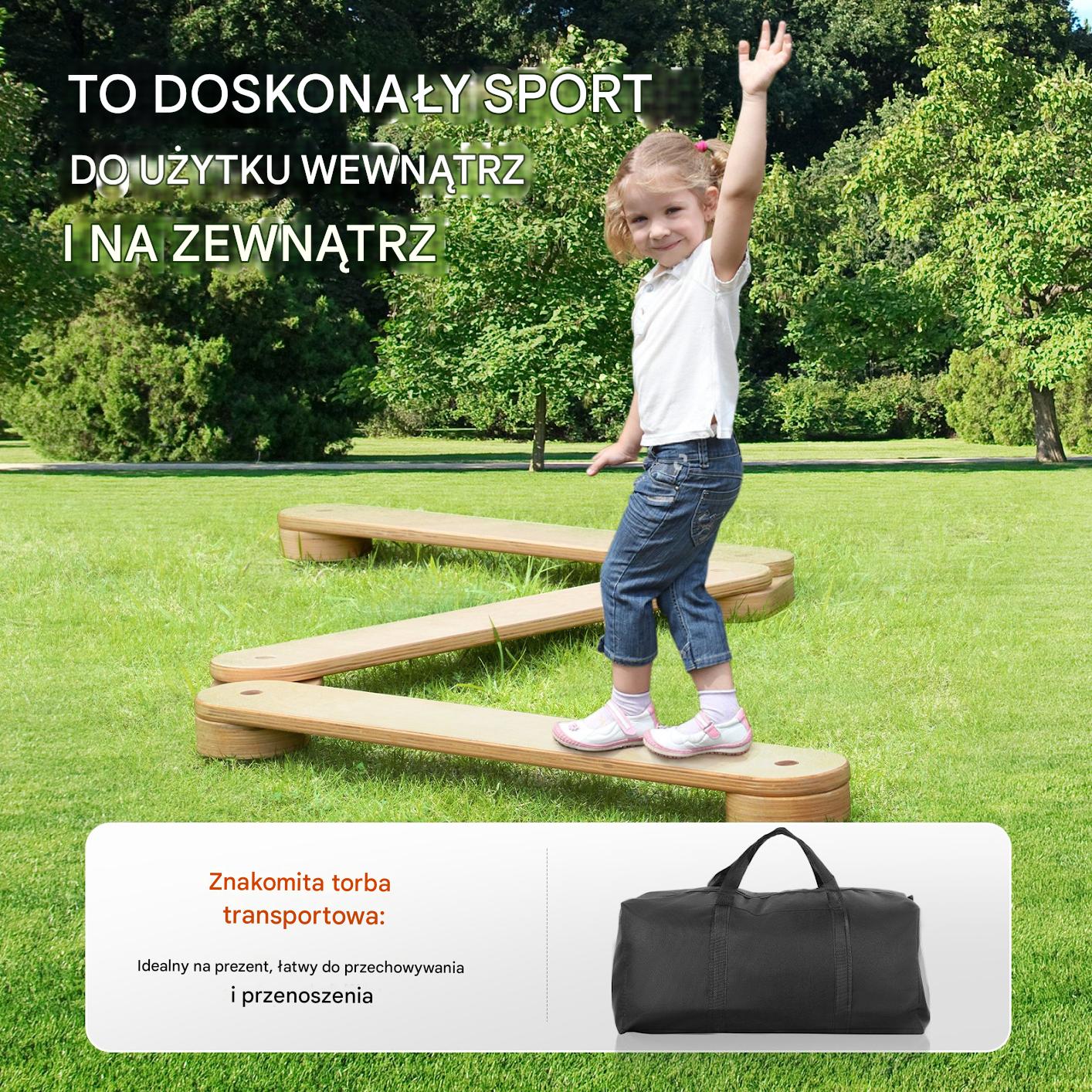 Zestaw równoważni i kamieni balansujących dla dzieci – 3 szt. - obrazek 5