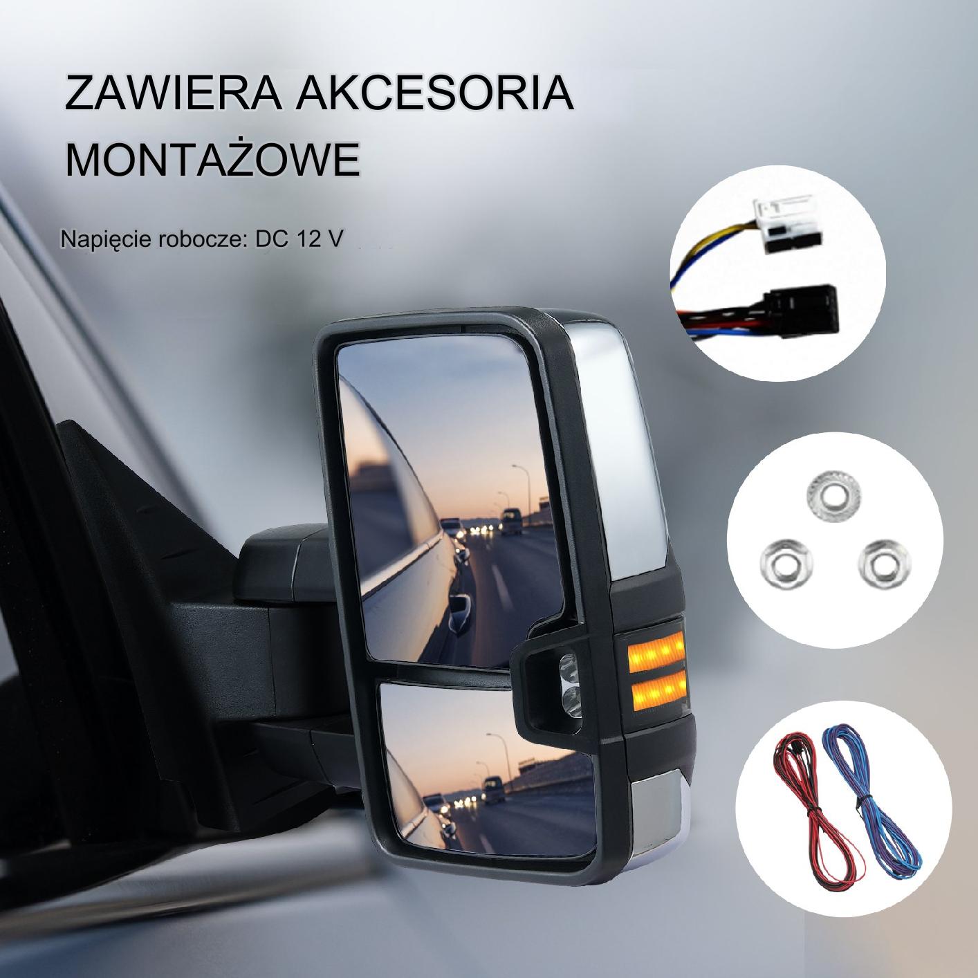 Podgrzewane Lusterka Holownicze do Chevrolet Silverado (2007-2014) - obrazek 4