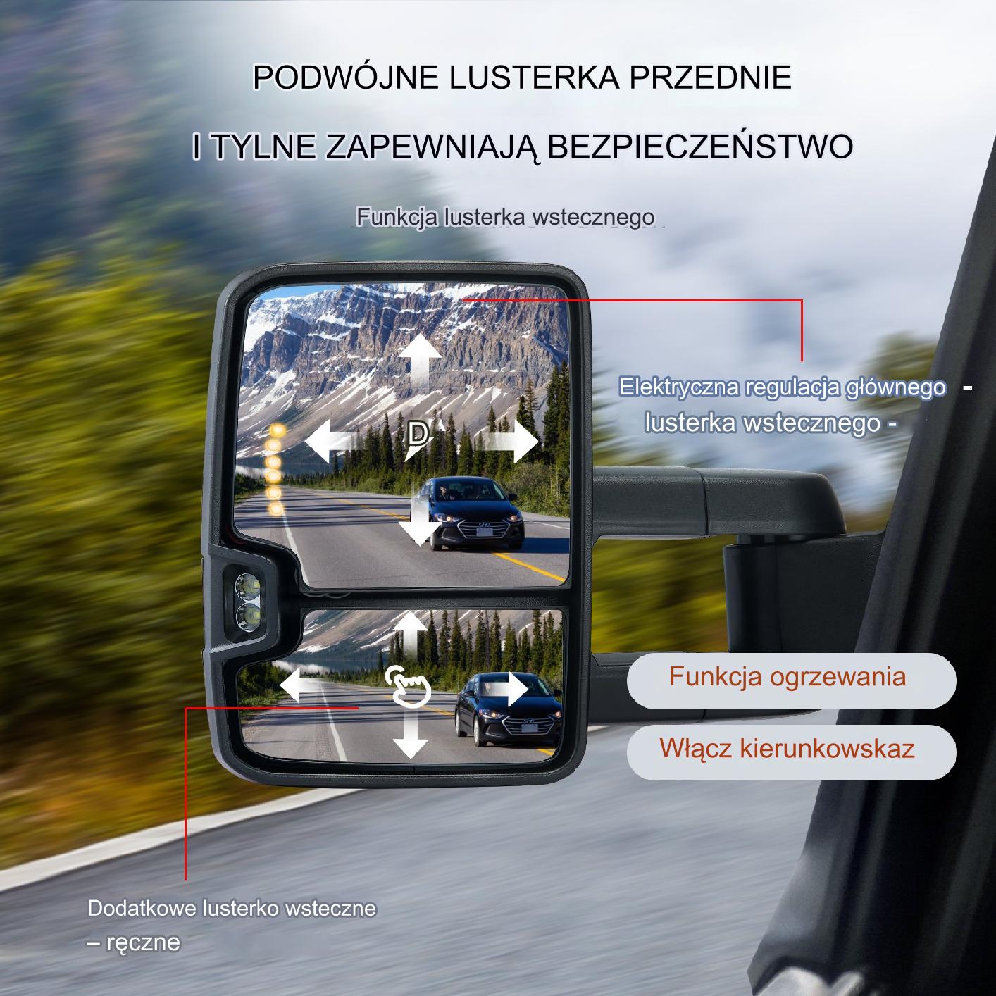 Podgrzewane Lusterka Holownicze do Chevrolet Silverado (2007-2014) - obrazek 6