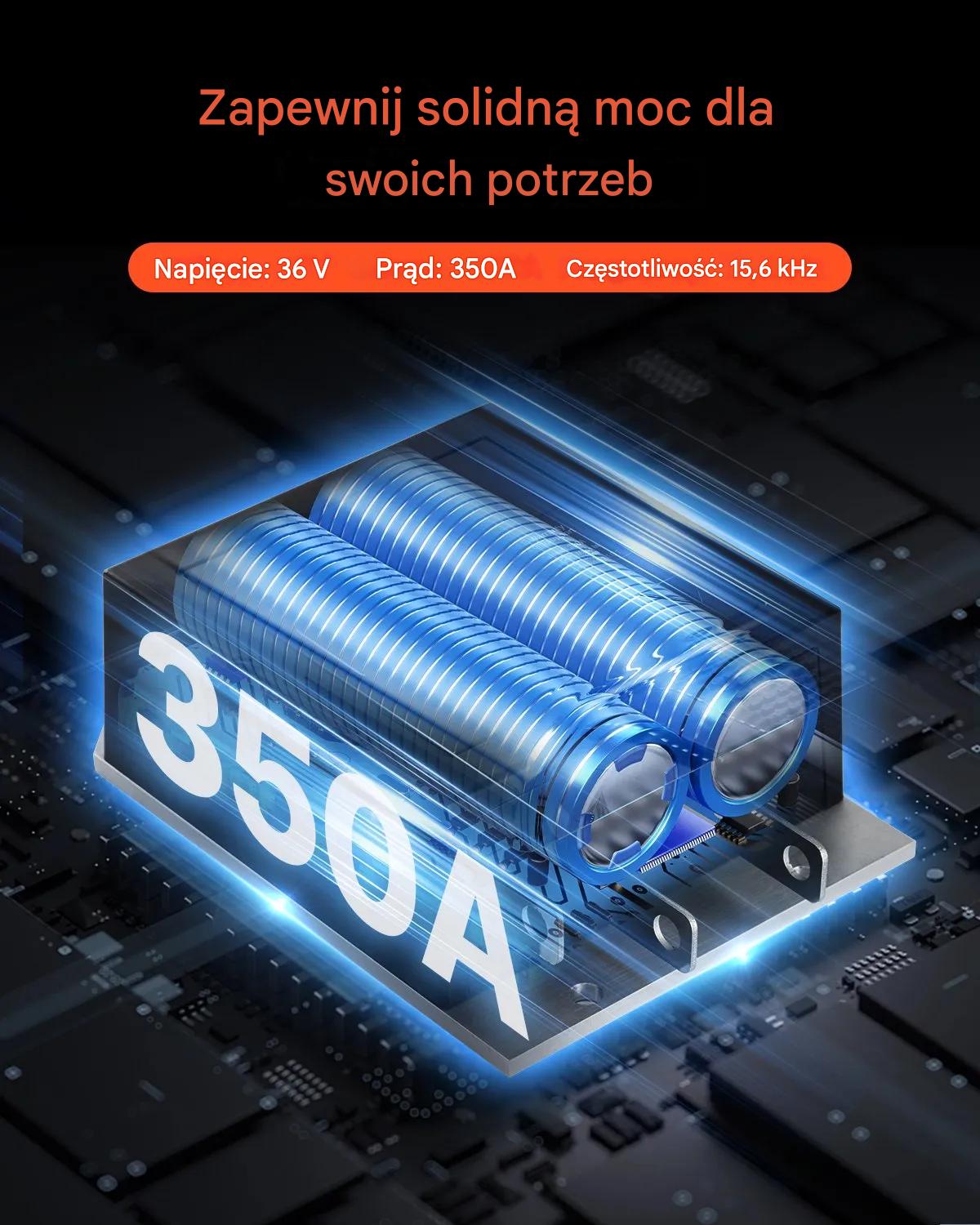 Kontroler regulator prędkości do wózka golfowego 36V 350A do EZGO - obrazek 3