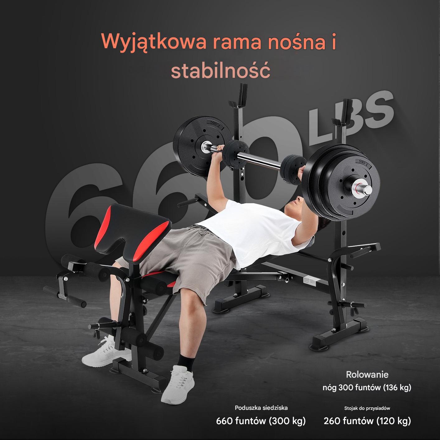 Ławka inwersyjna Składana do ćwiczeń siłowych/inwersyjnych do domu - obrazek 7